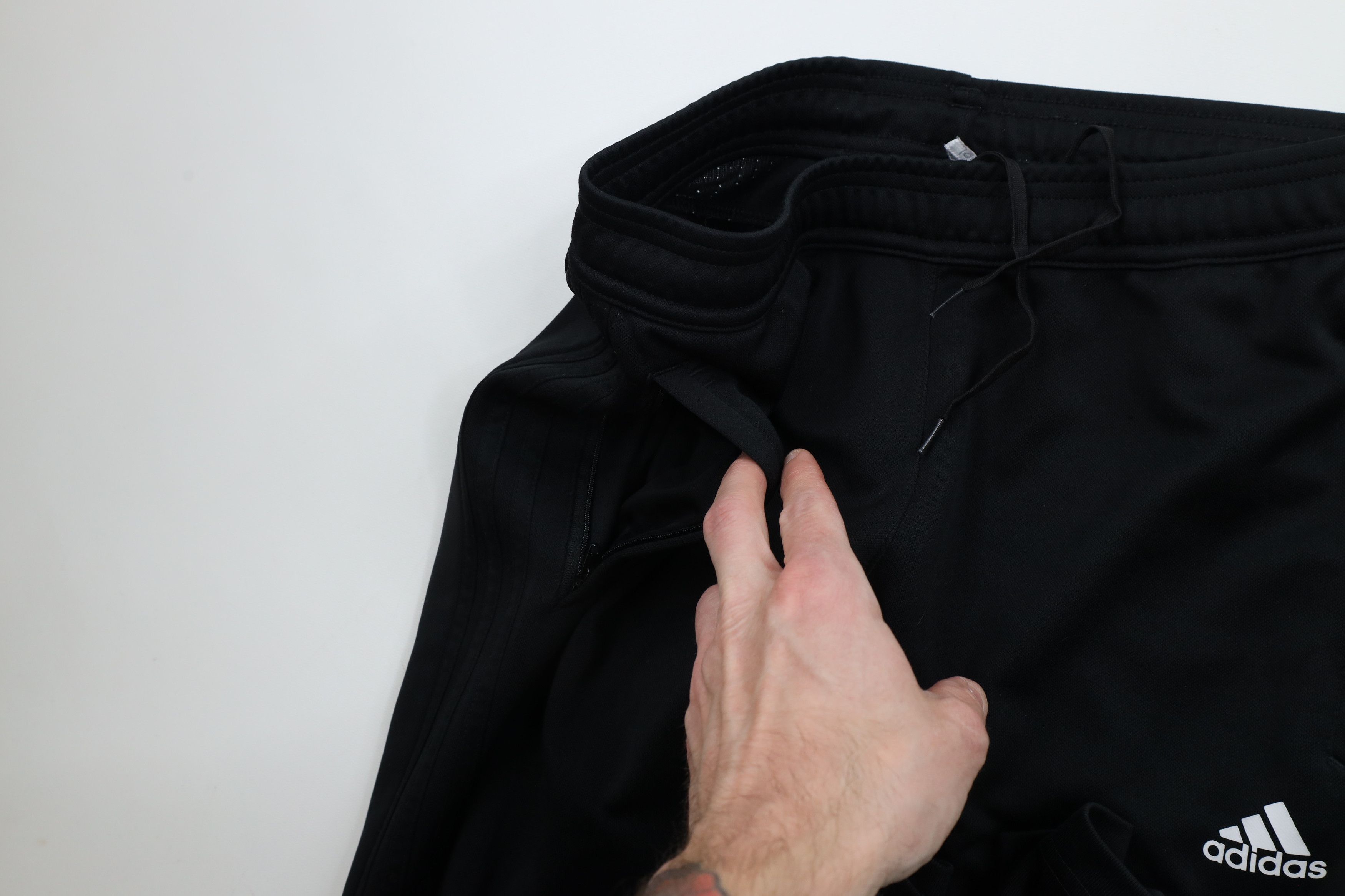 Adidas × Vintage Vintage Adidas Out Tapered Leg Futbol Soccer Warm Up Pants Size US 34 / EU 50 - 9 Thumbnail