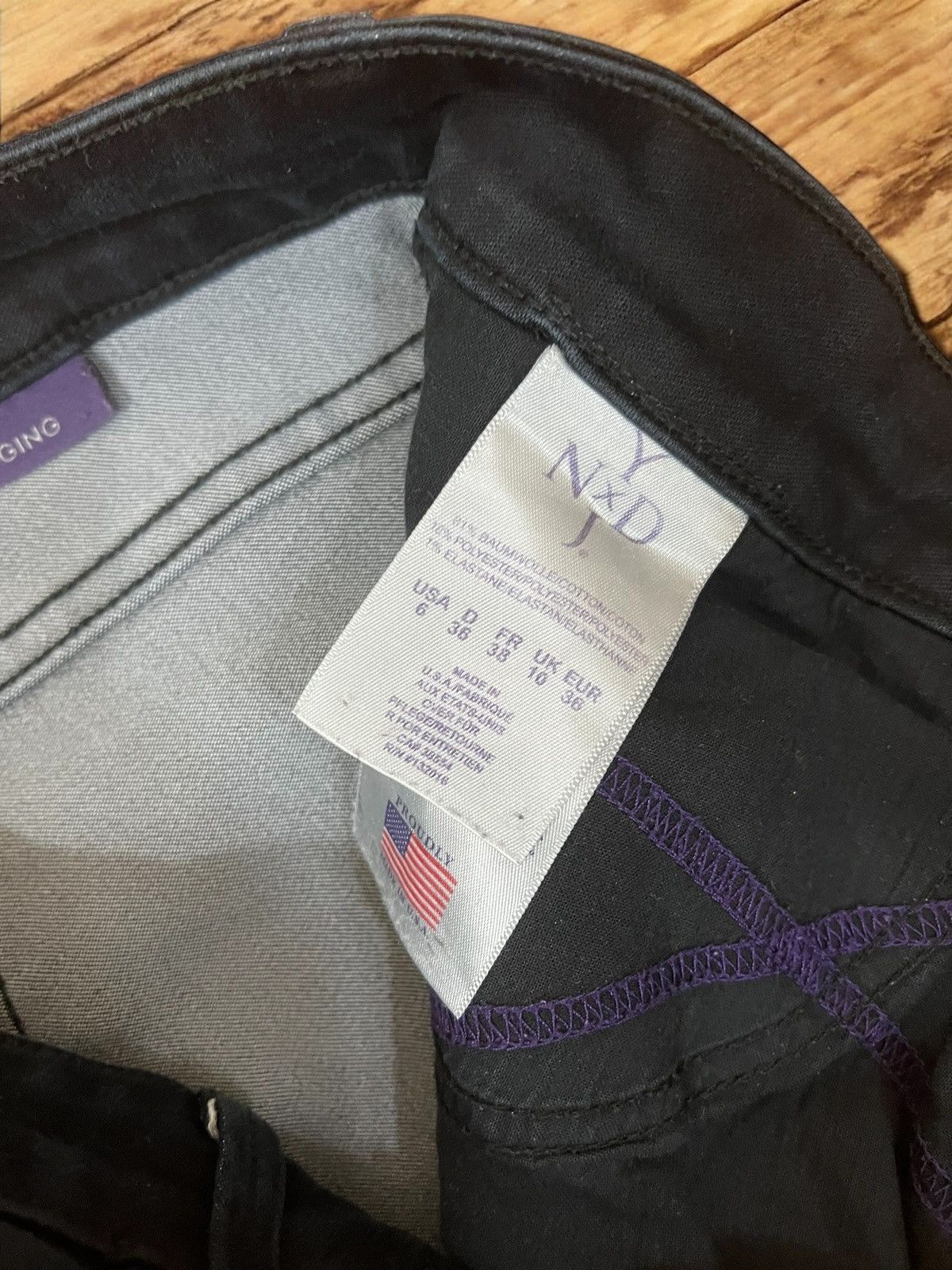 NYDJ NYDJ Legging black jeans size M Size 29" - 6 Thumbnail