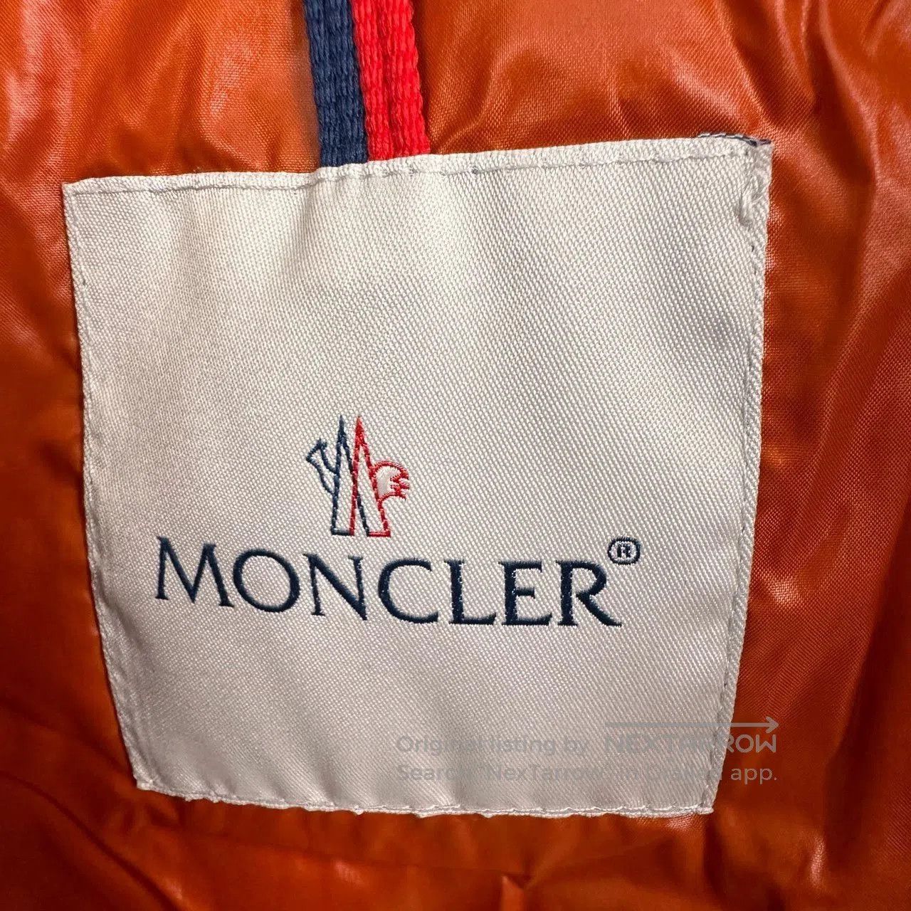 Moncler moncler orange shiny down jacket 0 size. Size US XS / EU 42 / 0 - 4 Thumbnail
