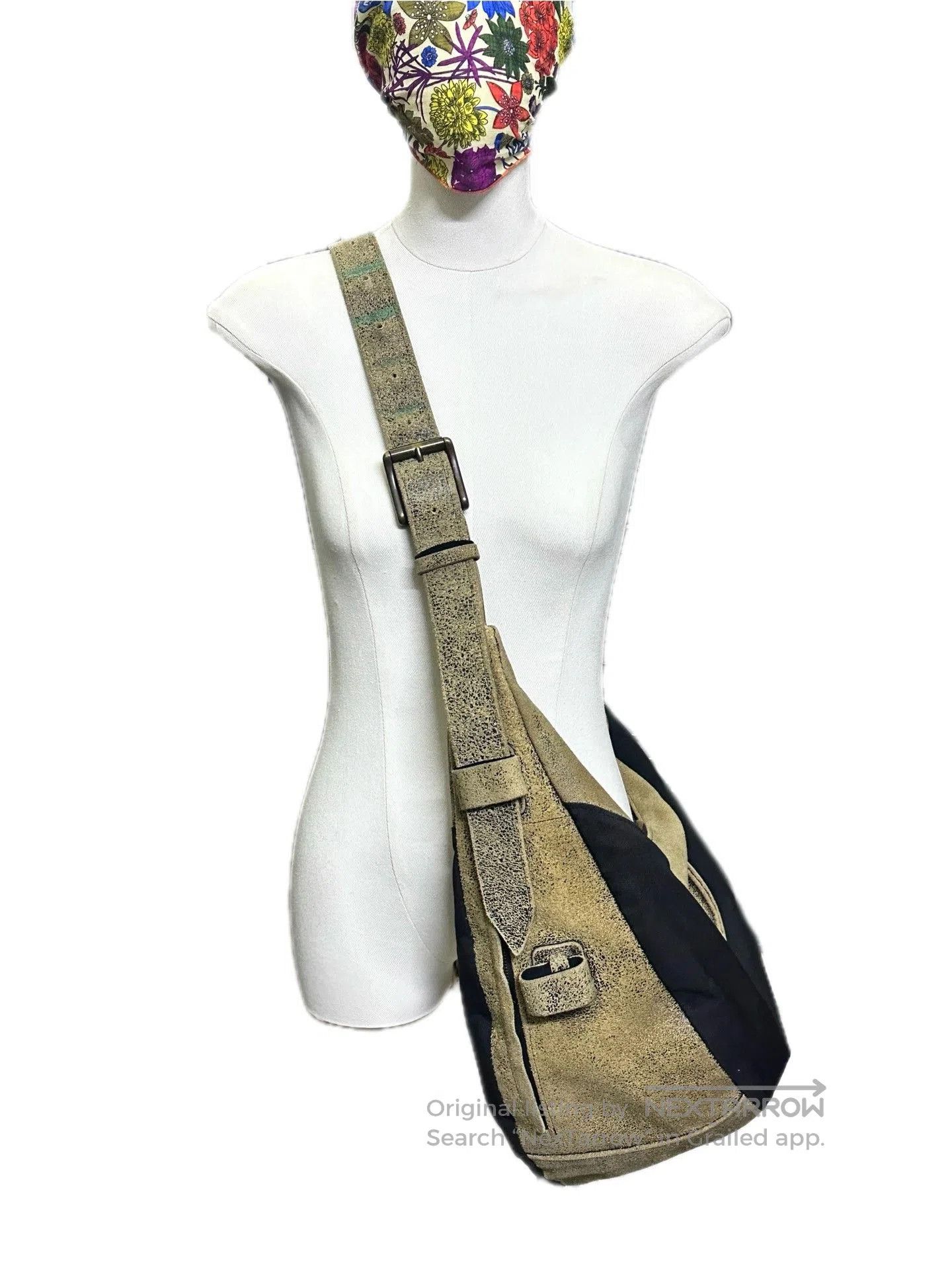Jas MB Jas M.B Cracked Leather Crossbody Bag. Size ONE SIZE - 2 Thumbnail