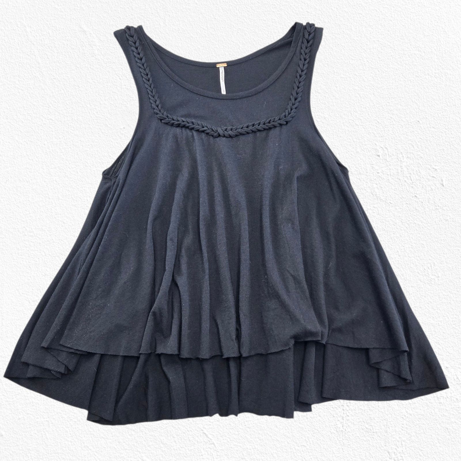 Free People Free People Braided Neck Swing Tank Top Size Small Size S / US 4 / IT 40 - 2 Thumbnail