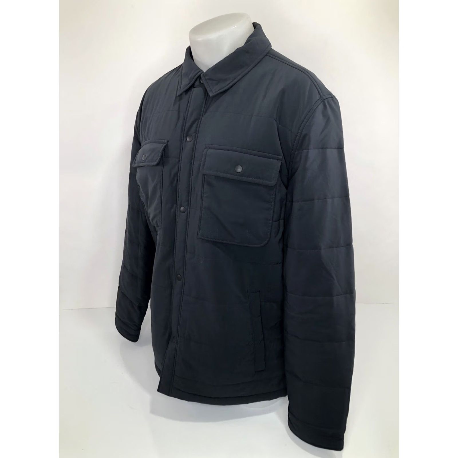 J.Crew J. CREW NORDIC Insulated PRIMALOFT Lg Quilted Overshirt Jacket Blue Men Size US L / EU 52-54 / 3 - 2 Thumbnail