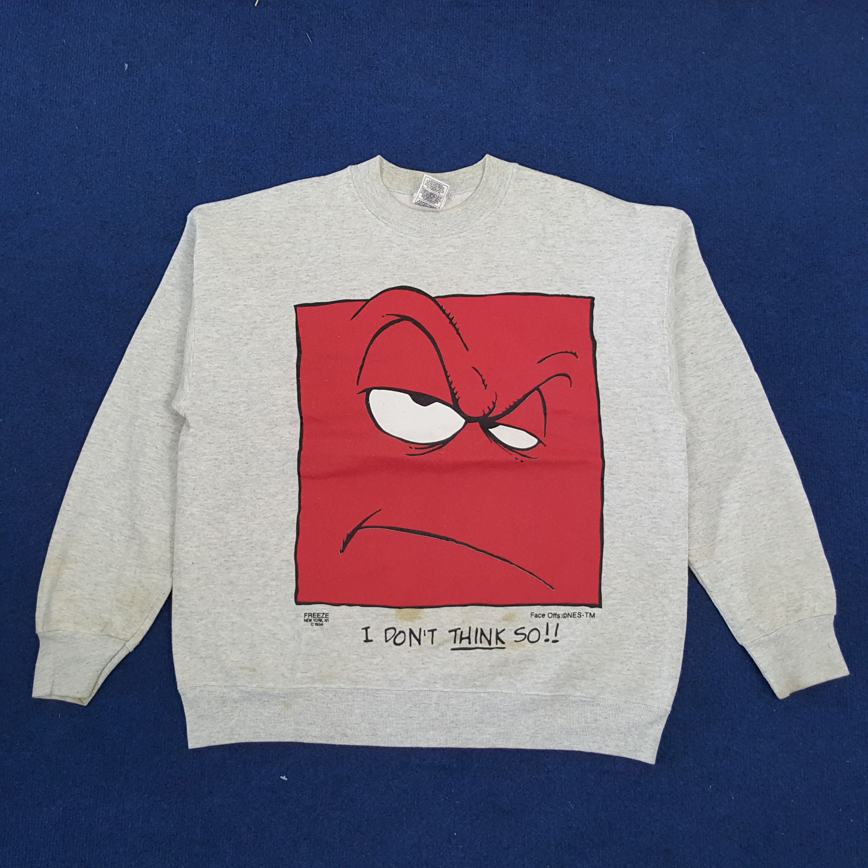 Vintage Vintage Freeze New York Face Off Sweatshirt Size US M / EU 48-50 / 2 - 1 Thumbnail
