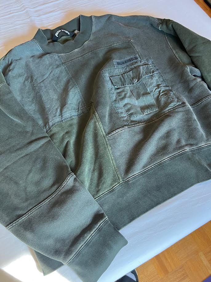 Palm Angels Palm Angels Military Patchwork Sweatshirt Size US M / EU 48-50 / 2 - 6 Thumbnail