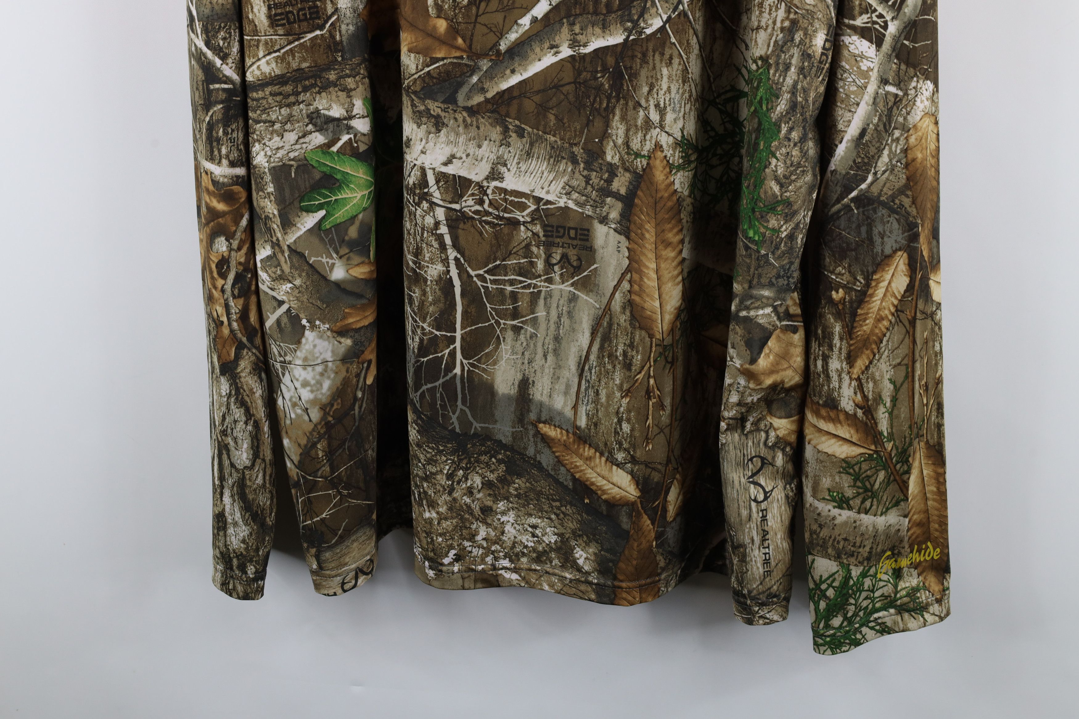 Vintage Streetwear Tech Realtree Edge Camouflage Long Sleeve T-Shirt Size US XXL / EU 58 / 5 - 3 Thumbnail