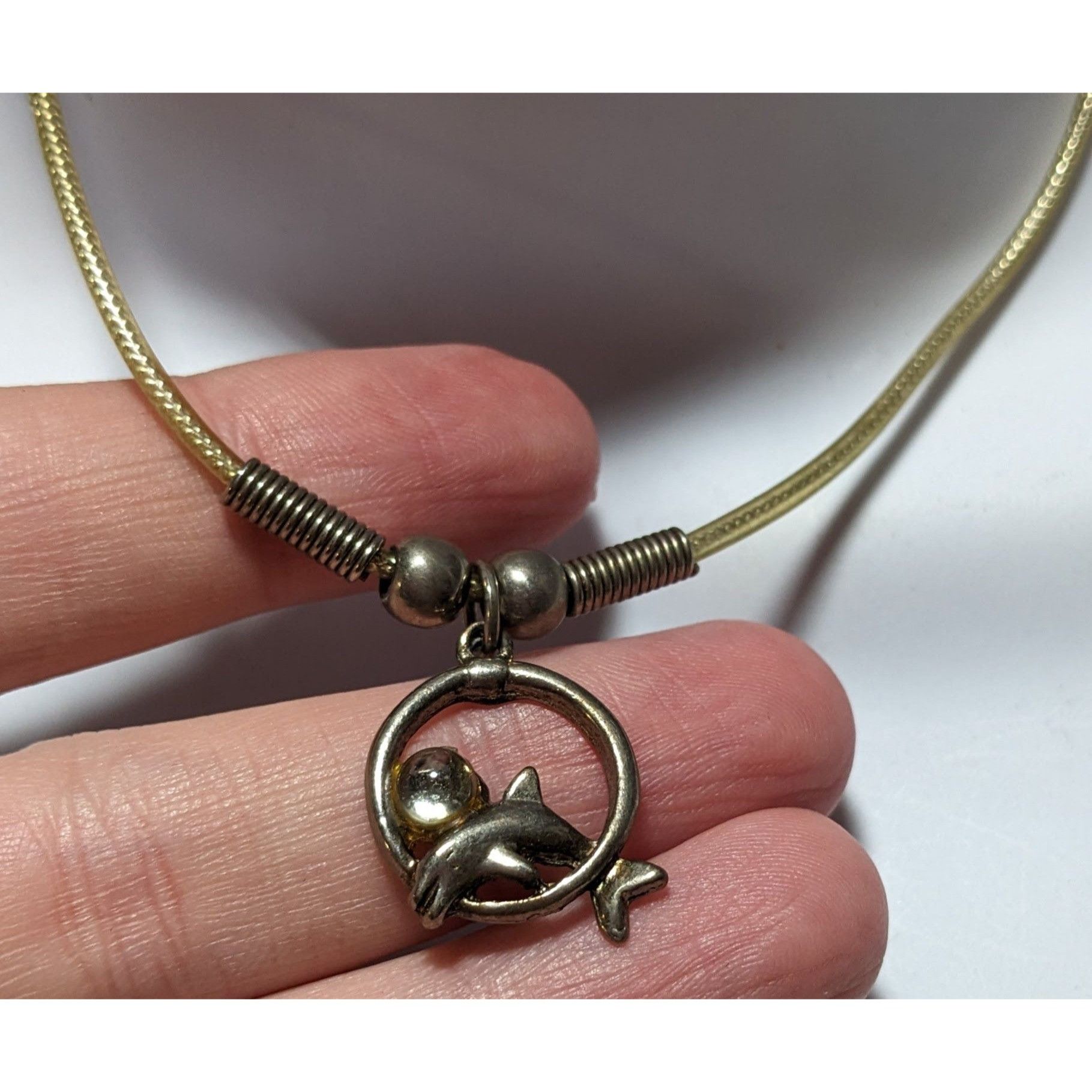 Other Vintage 90s Dolphin Necklace Size ONE SIZE - 5 Thumbnail