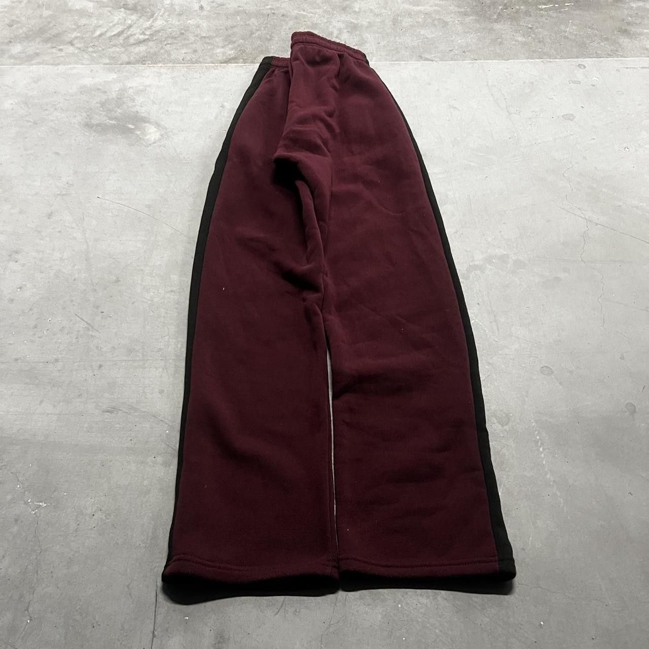 Vintage Vintage Y2K/2000s burgundy Red Grunge Loungewear Sweatpants! Size US 32 / EU 48 - 5 Thumbnail