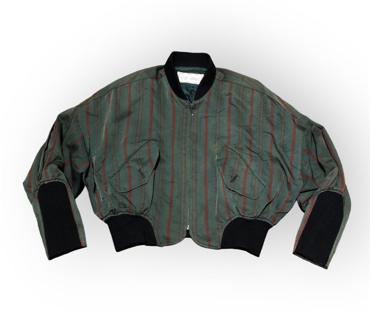Designer × Vintage Rare Vintage Designer Voz Vago VANCARDI bomber Jacket Size M / US 6-8 / IT 42-44 - 1 Thumbnail