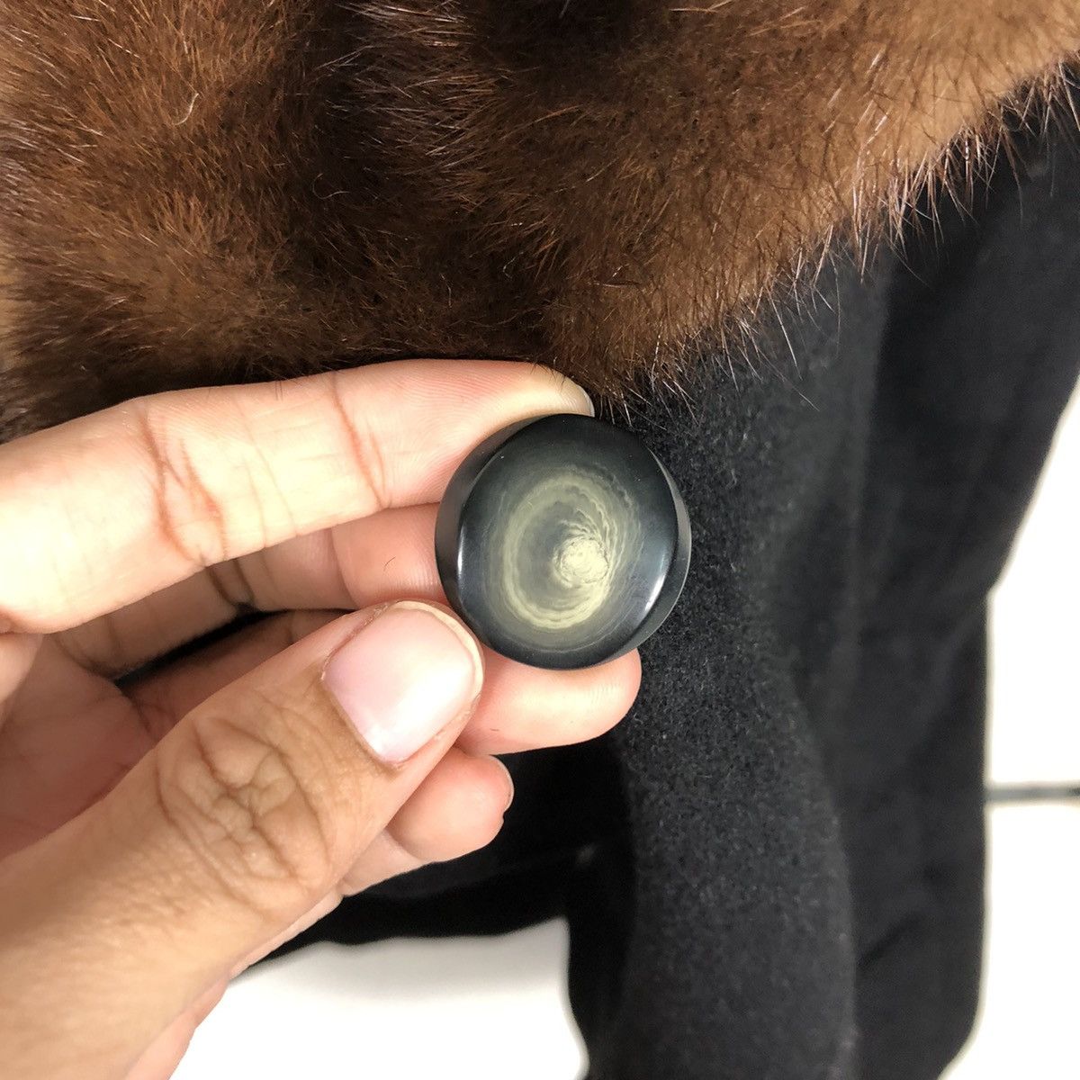Vintage 📌Vintage Oversize Jacket Lui Chantant Fur Blanket Cashmere Size US M / EU 48-50 / 2 - 17 Thumbnail