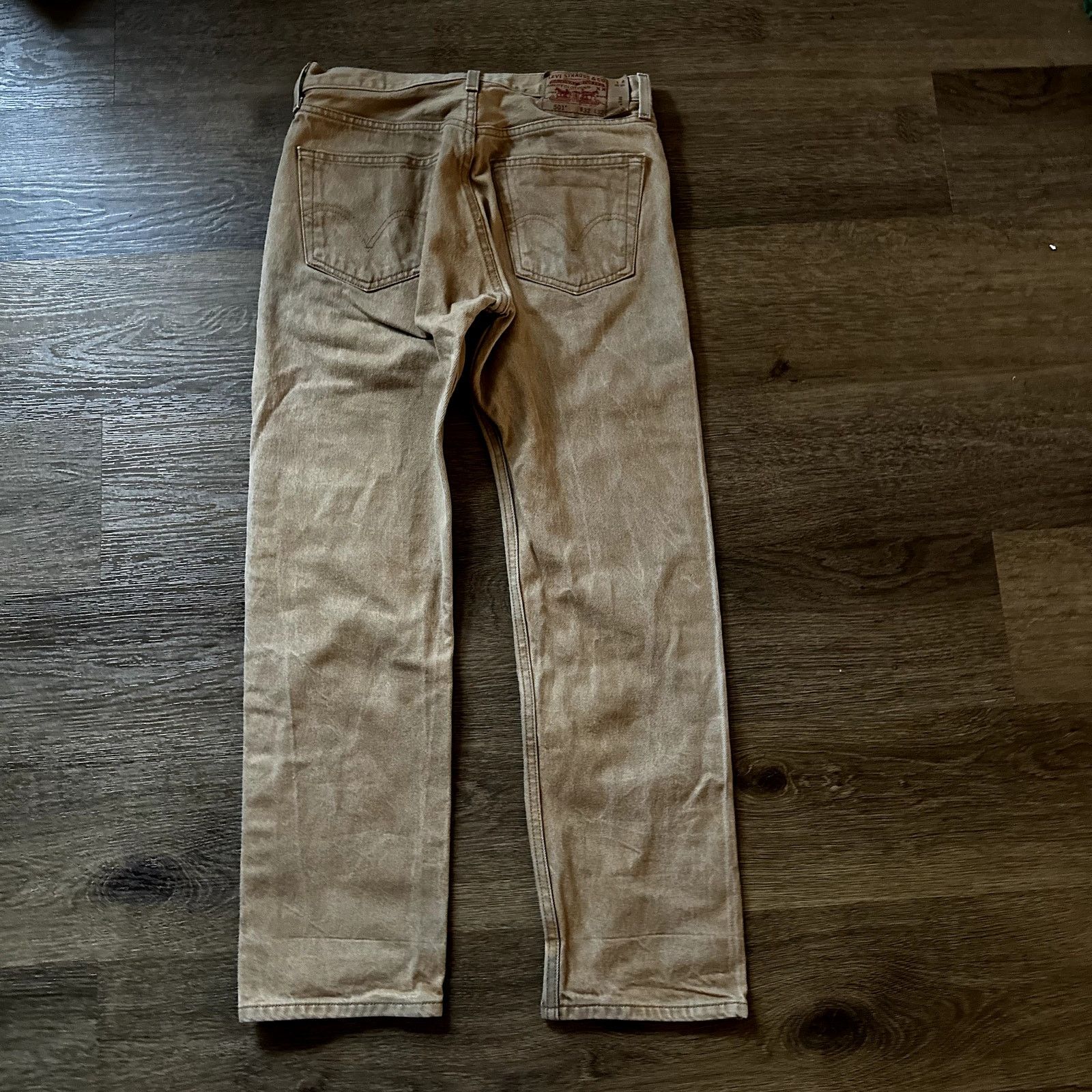 Levi's Levi 501 stone wash Golden Tan Button Fly pant Size US 32 / EU 48 - 7 Thumbnail