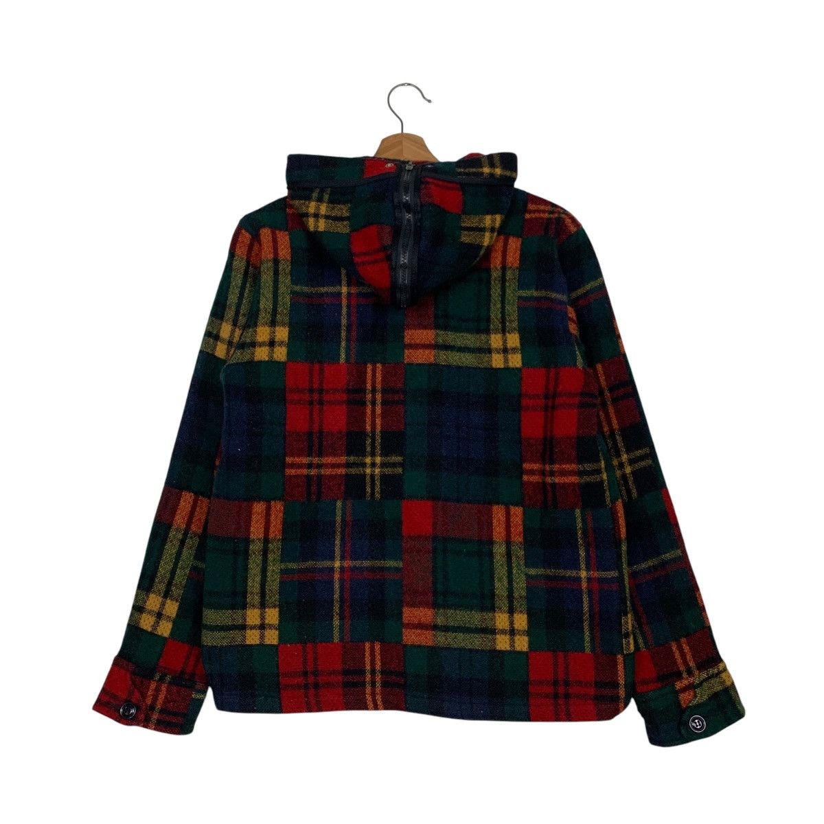 Johnson Woolen Mills Vintage 80s JOHNSON WOOLEN MILLS Plaid Wool Jacket 2704-C121 Size US M / EU 48-50 / 2 - 7 Thumbnail