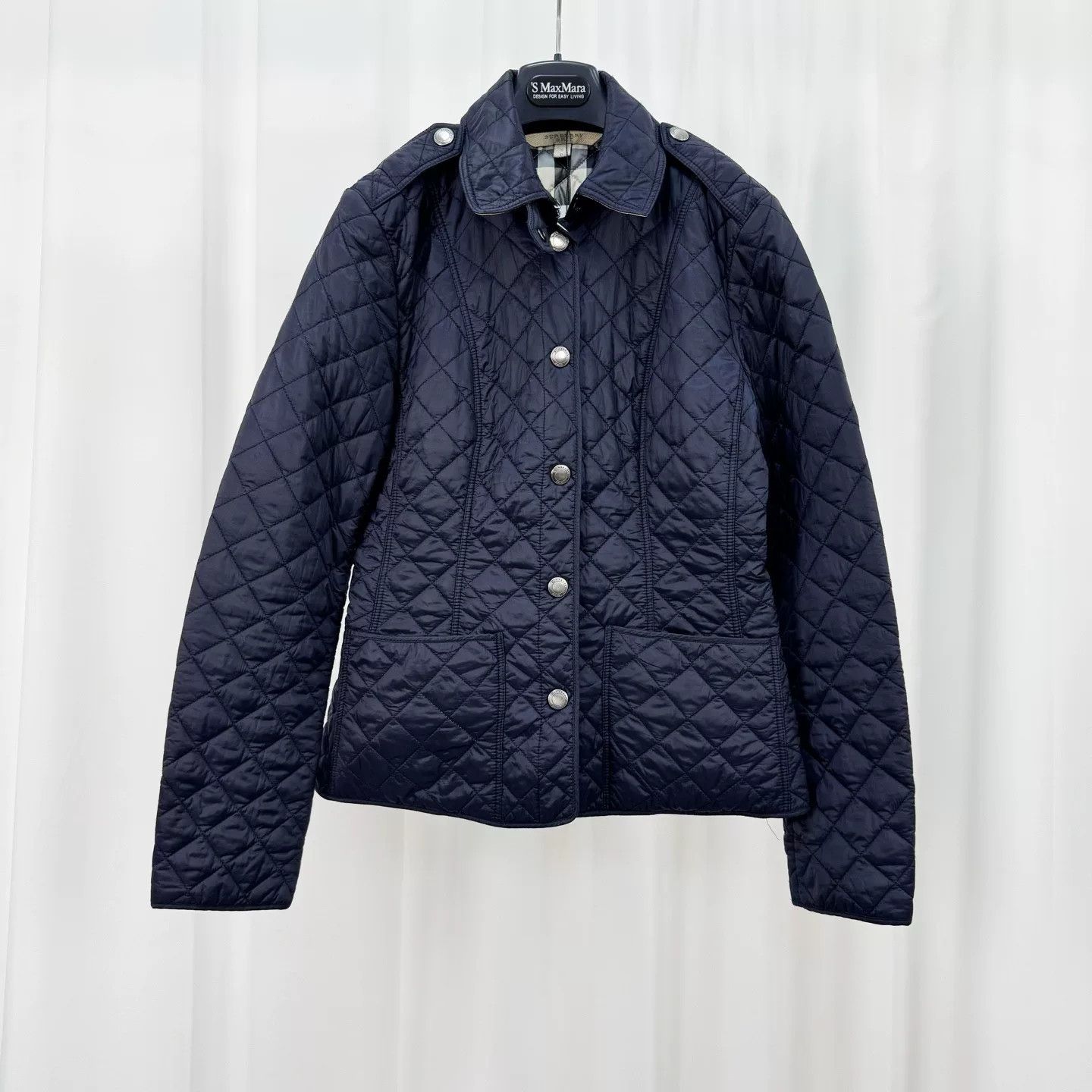 Burberry burberry quilted cotton outerwear jacket Size S / US 4 / IT 40 - 1 Thumbnail