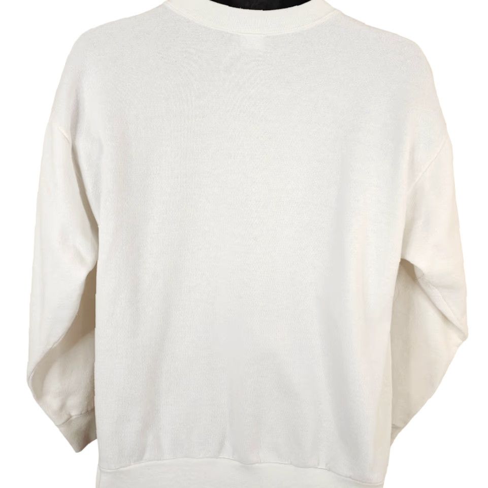 Vintage VINTAGE Raisin Christmas Sweatshirt Mens Large White 90s Santa Claus Reindeer USA Sweatshirt Size US L / EU 52-54 / 3 - 7 Thumbnail