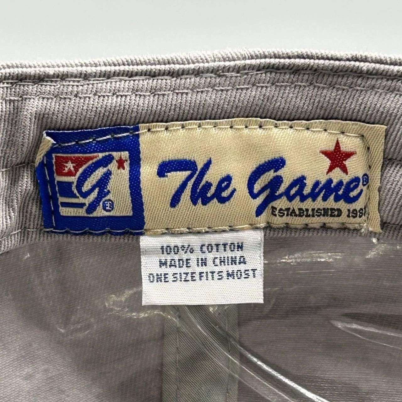 The Game Vintage Reno Aces Hat Men Gray MiLB Strap Back Cap Cotton Size ONE SIZE - 3 Thumbnail