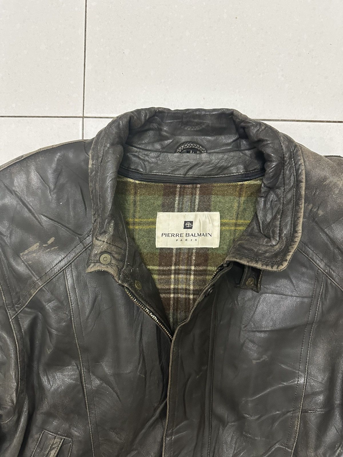 Other VTG PIERRE BALMAIN Leather Jacket Size US L / EU 52-54 / 3 - 3 Thumbnail