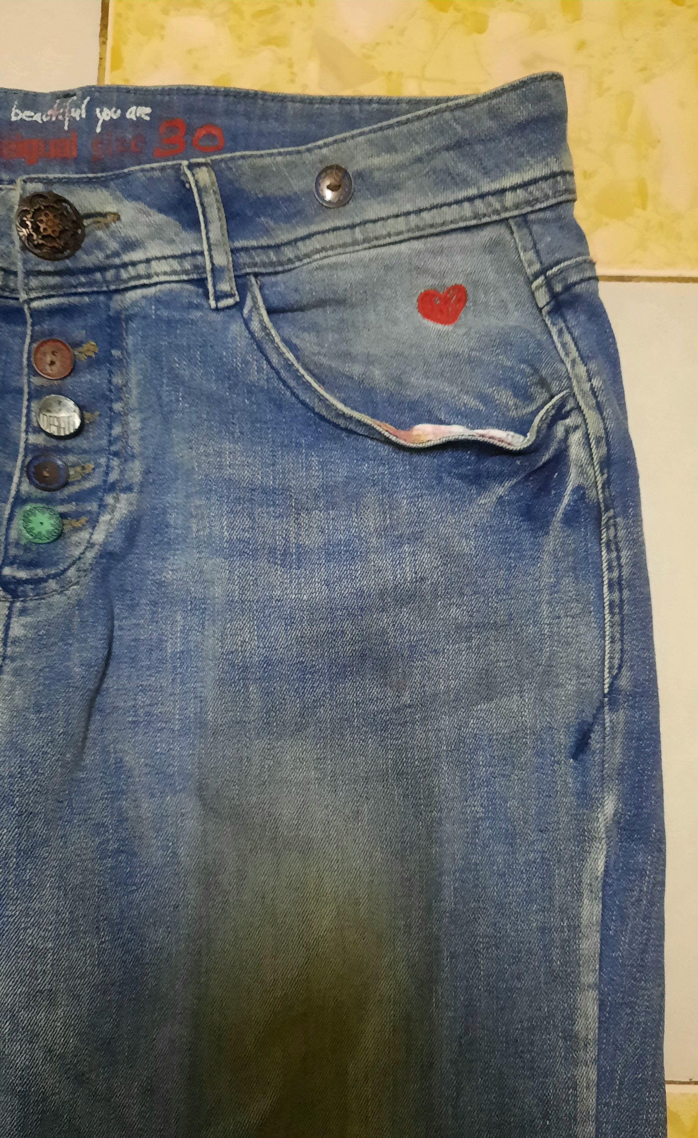 Desigual Desigual embroidery pattern jeans Size 36" / US 14 / IT 50 - 5 Thumbnail