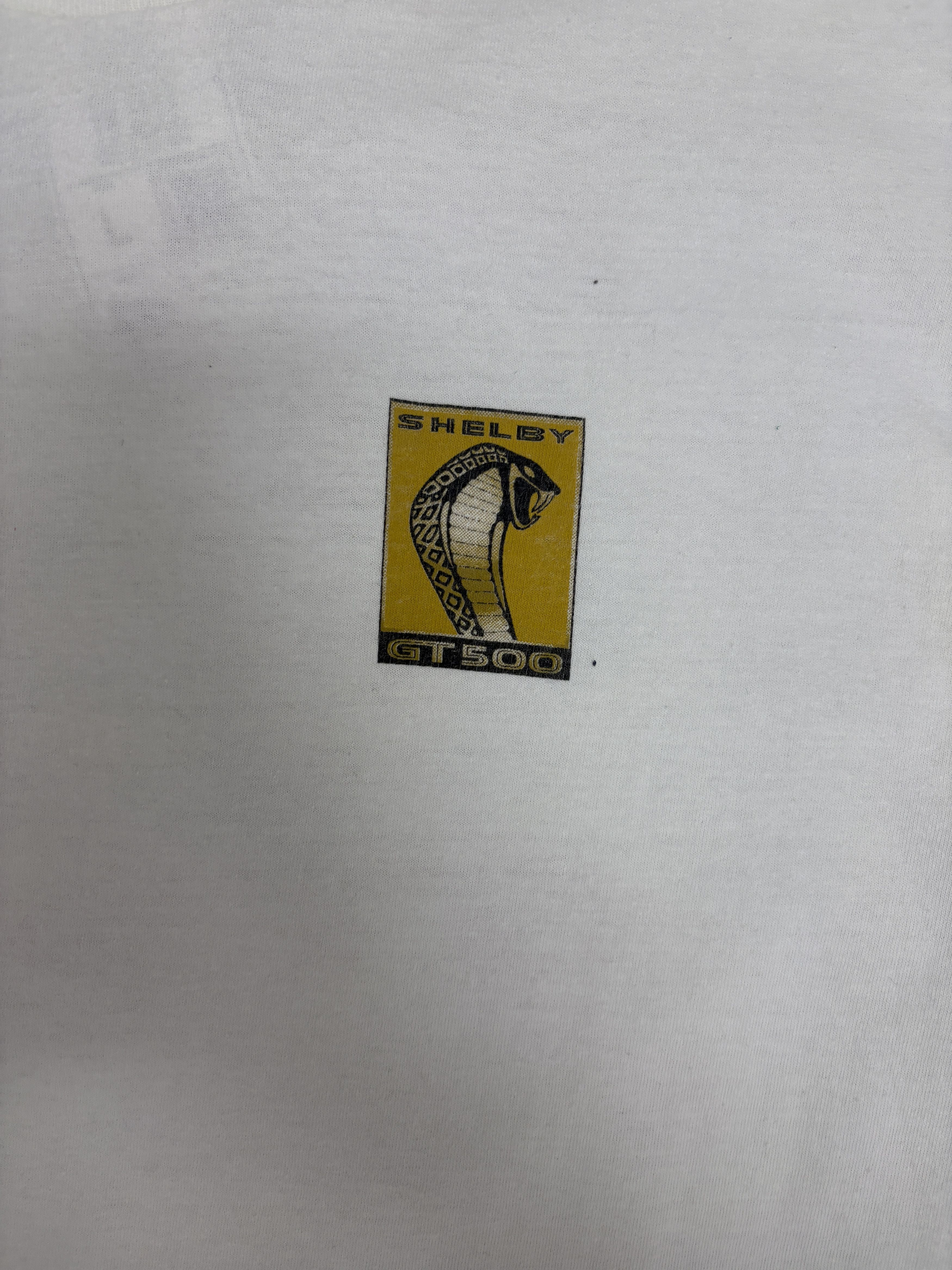 Vintage Ford Mustang Shelby GT500 Vintage White T-Shirt Tee Size US L / EU 52-54 / 3 - 2 Thumbnail