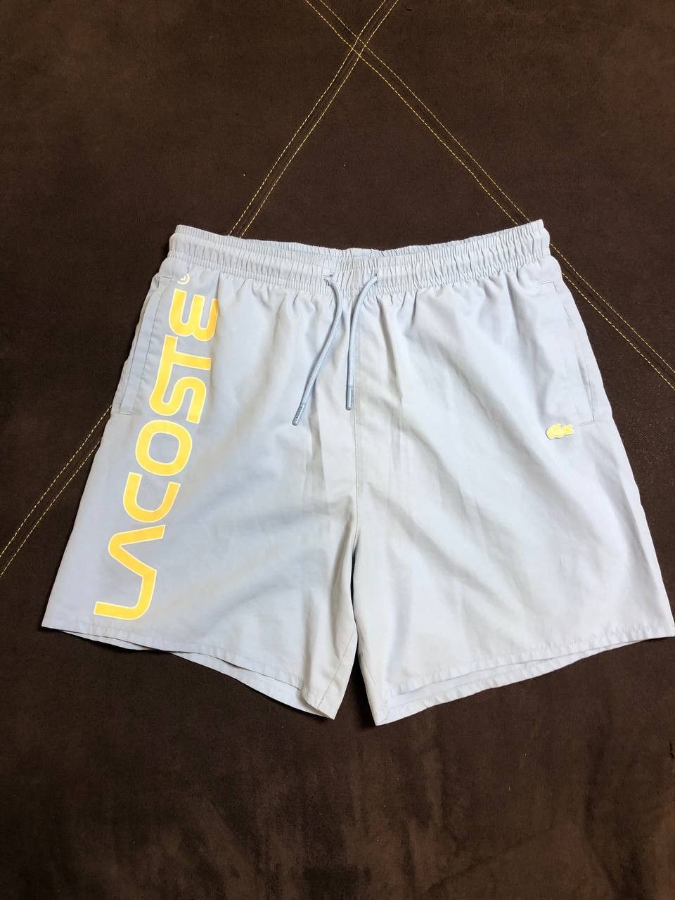 Lacoste Lacoste Shorts Embroidered Swimwear Crocodile Swim Trunks Size US 30 / EU 46 - 1 Thumbnail