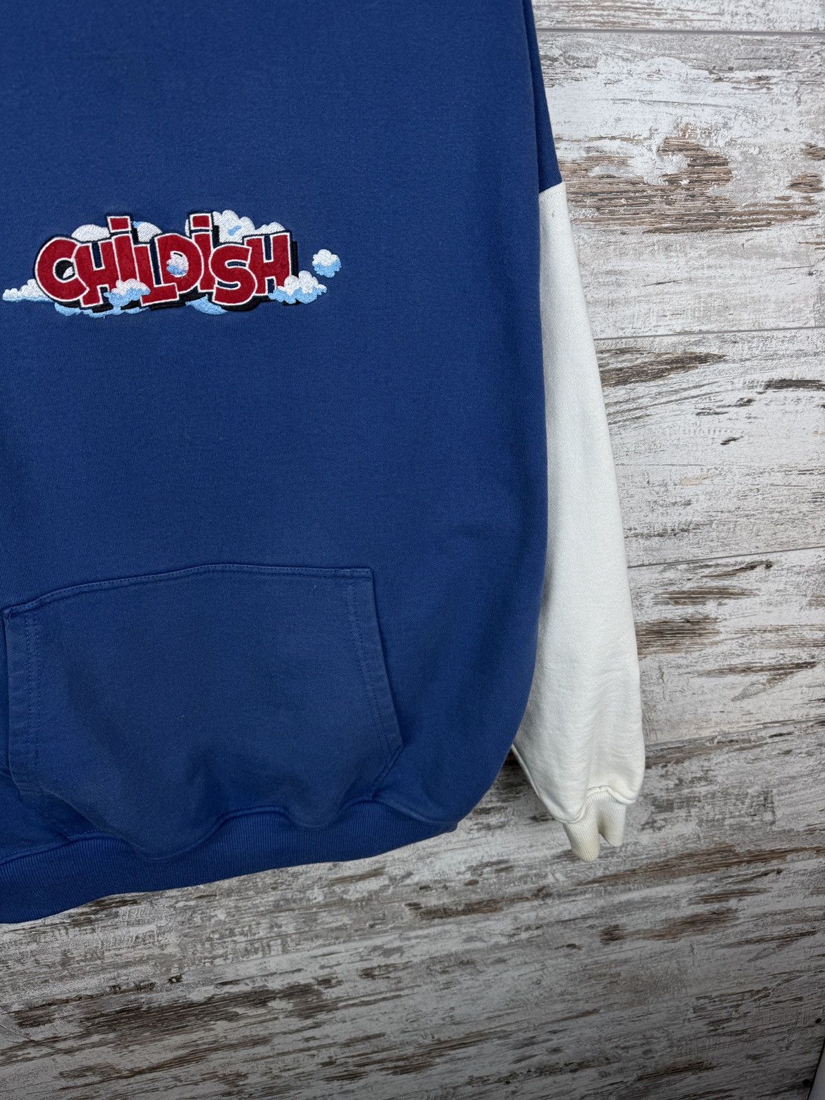 Designer × Vintage Childish Theme Park Hoodie Big Logo Blue Mens Vintage rare Size US S / EU 44-46 / 1 - 5 Thumbnail