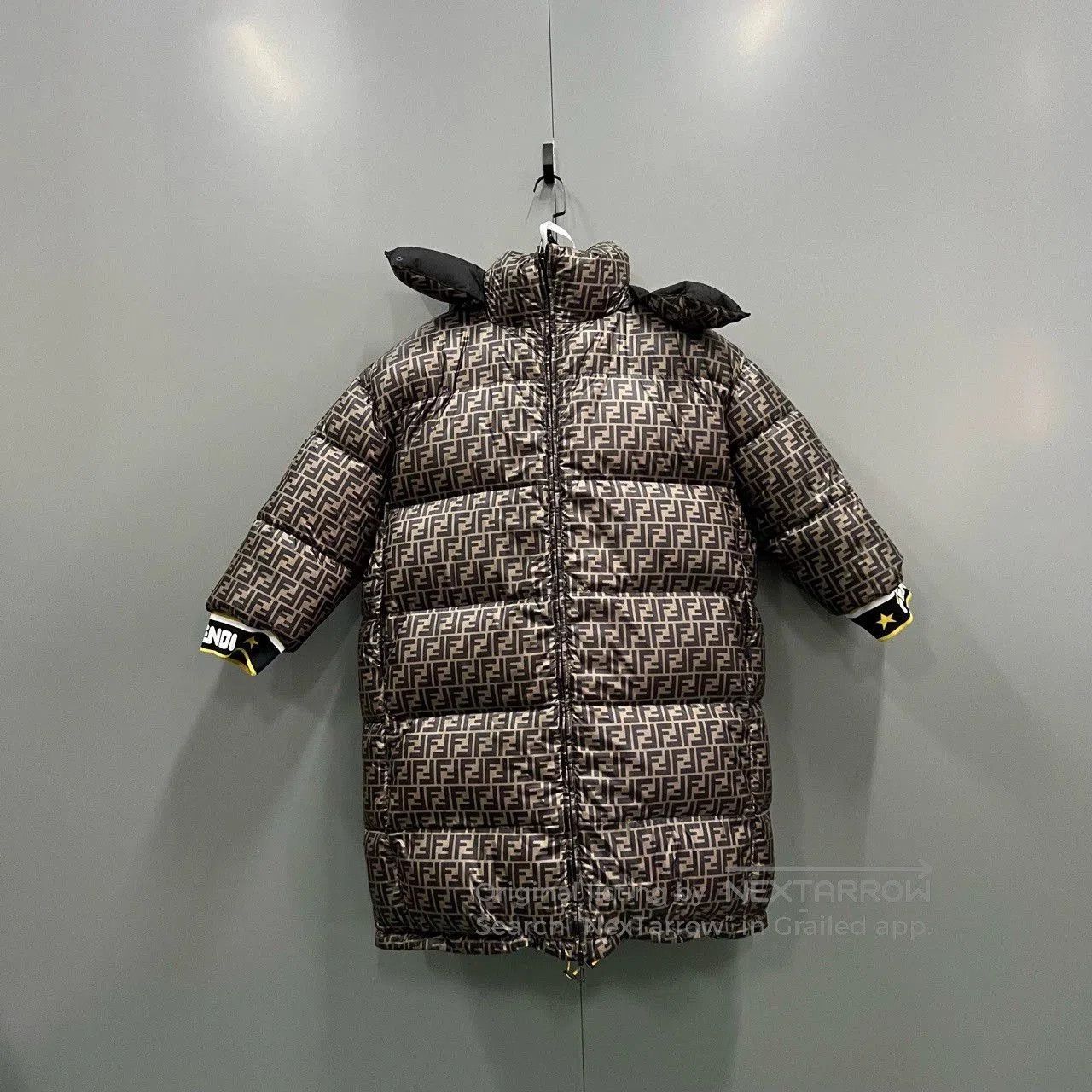 Fendi Double F Reversible Puffer Coat.