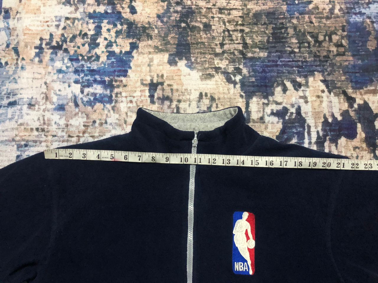 NBA Vintage NBA Big Logo Fleece Zipper Jacket Size US M / EU 48-50 / 2 - 18 Thumbnail