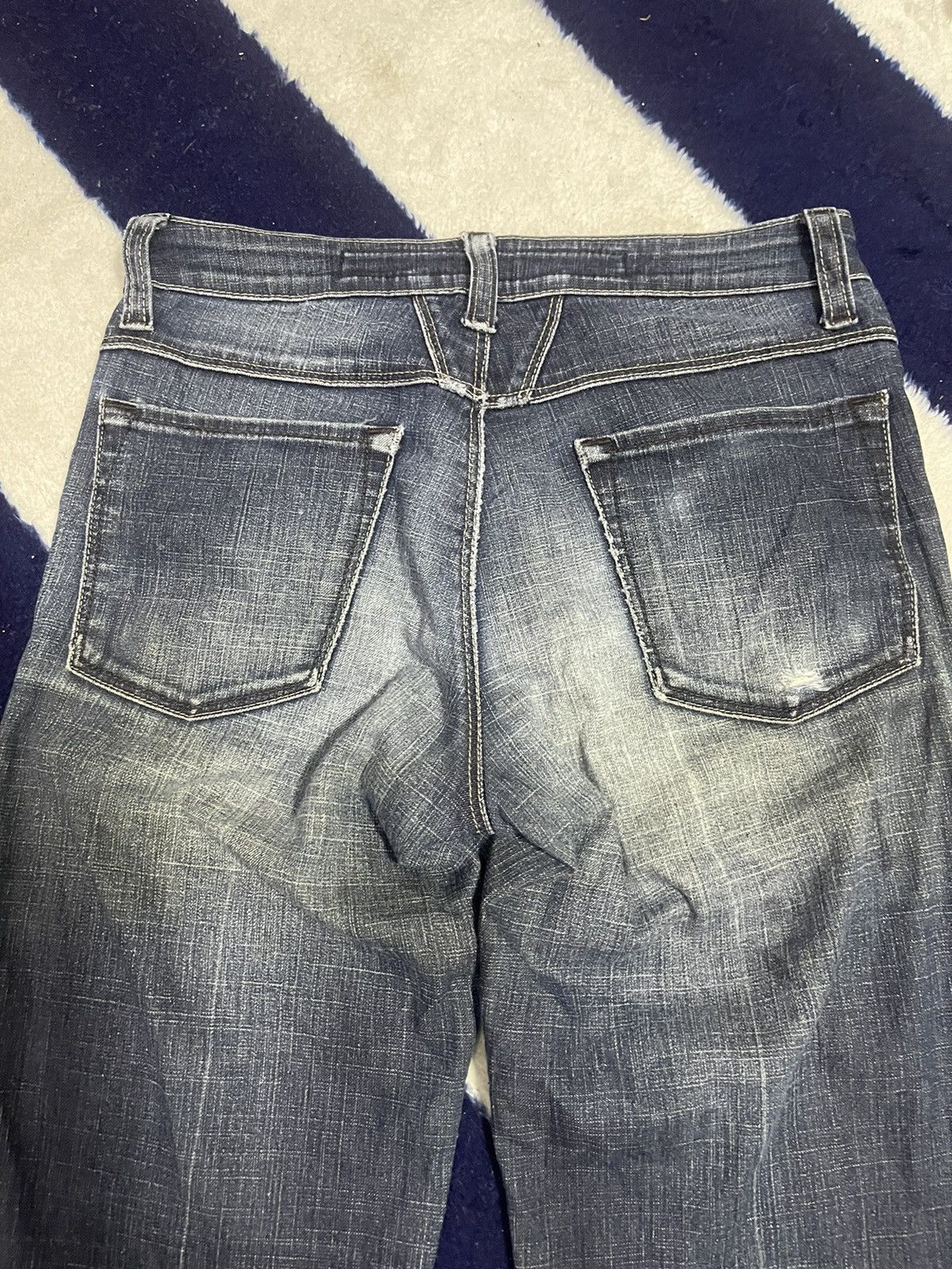 Marithe + Francois Girbaud Distressed Marithe Francois Girbaud Flare Jeans (14) Size 27" / US 4 / IT 40 - 6 Thumbnail