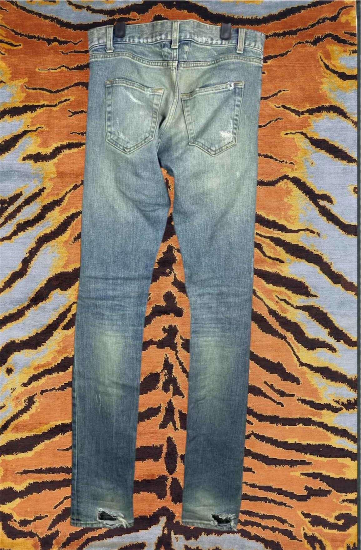 Other SAINT LAURENT PARIS SS15 "PSYCH ROCK" CRASH DENIM Size US 30 / EU 46 - 3 Thumbnail