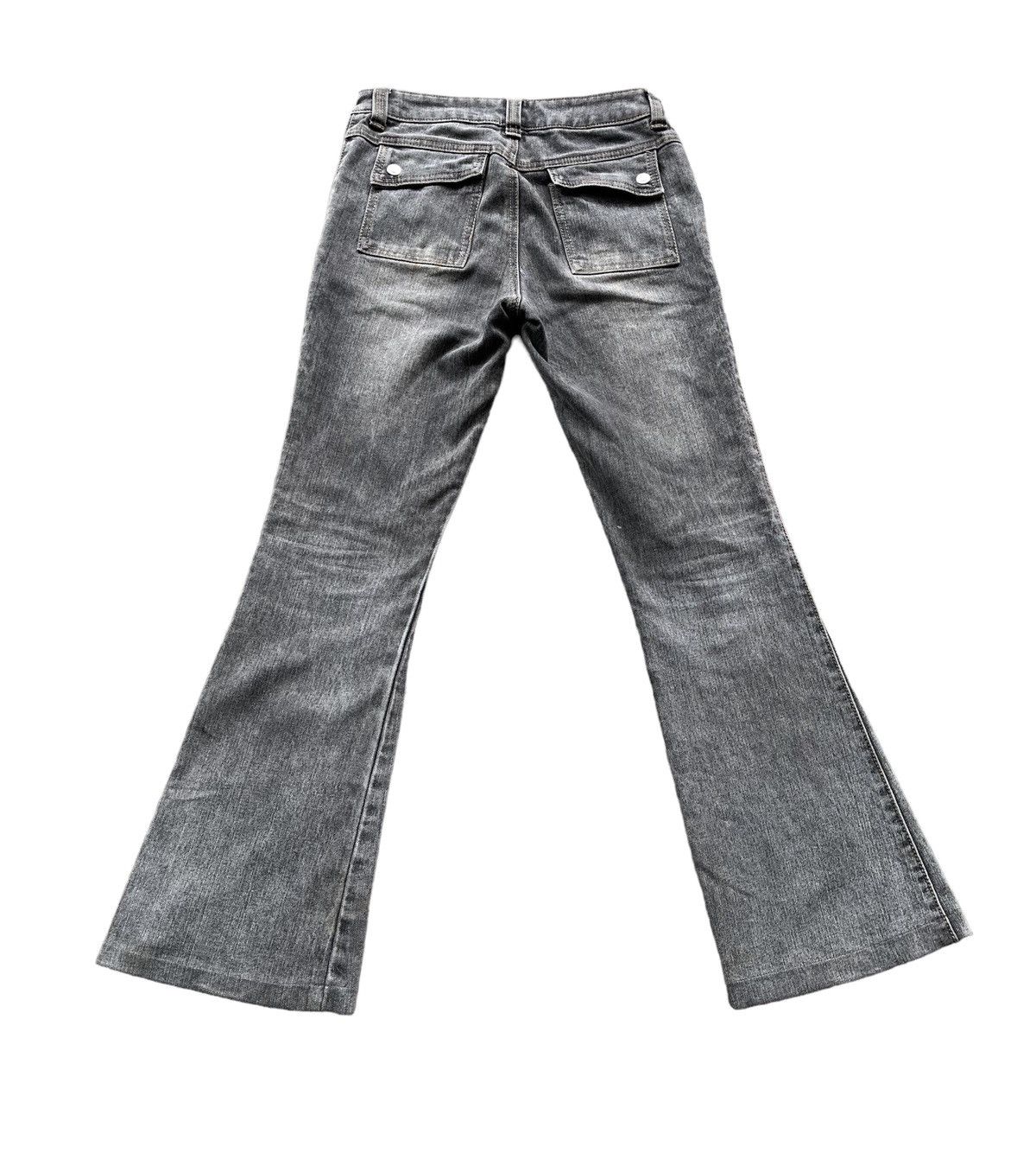 If Six Was Nine Flare jeans daily topics bushpant faded black low rise Size US 27 - 3 Thumbnail