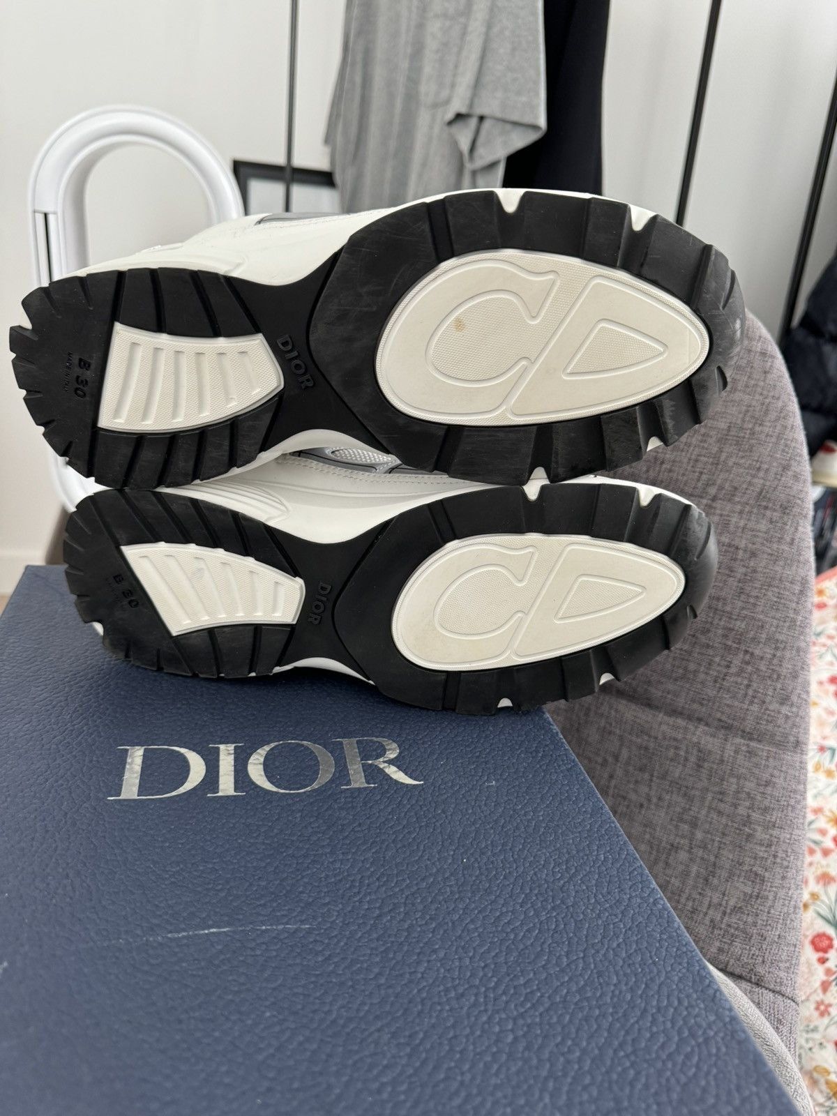 Dior Dior B30 White Sneakers Size 42 Size US 9 / EU 42 - 3 Thumbnail