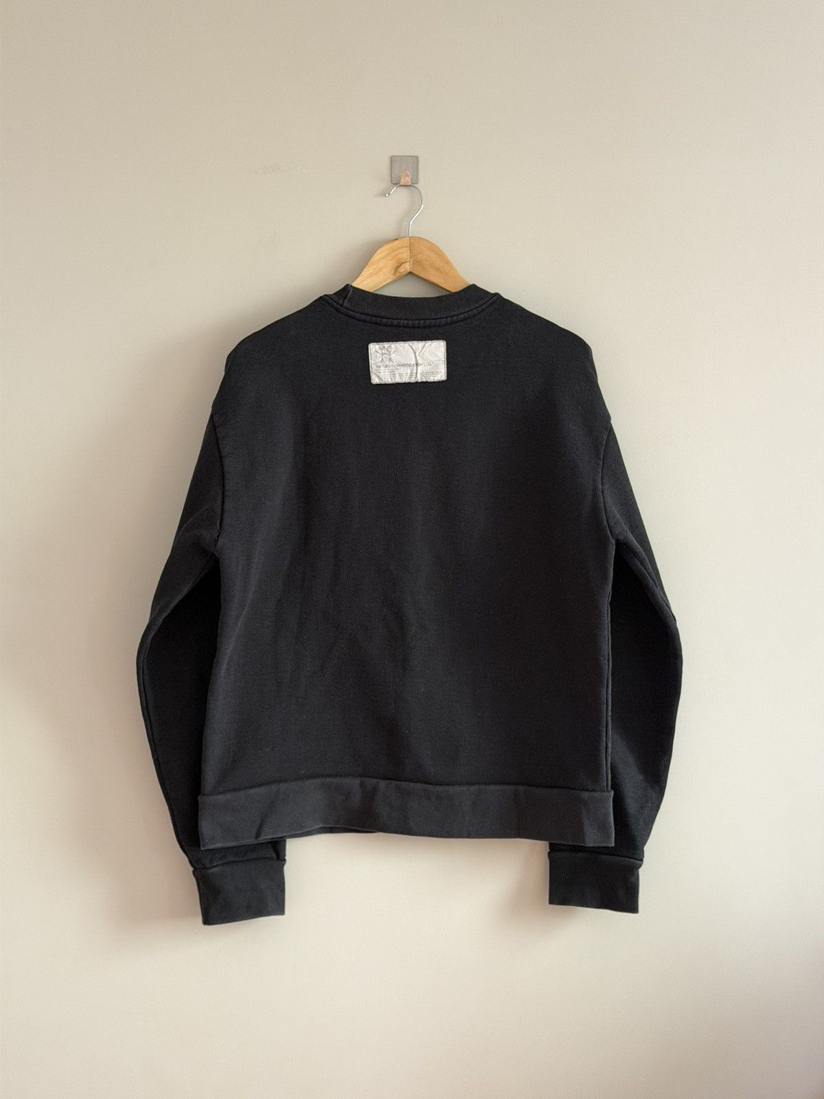 Vintage Vintage Black Fade Sweatshirt Heavy Cotton USA Made Size US M / EU 48-50 / 2 - 6 Thumbnail
