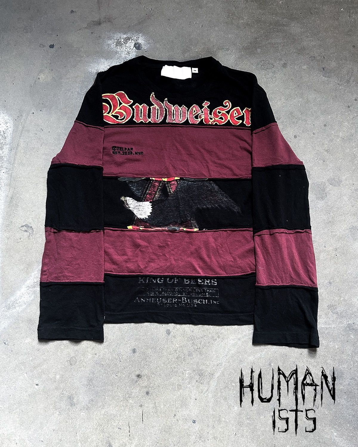 TELFAR X BUDWEISER SS19 再構築 ボーダー ロンT TELFAR X BUDWEISER SS19 再構築 ボーダー ロンT - メルカリ