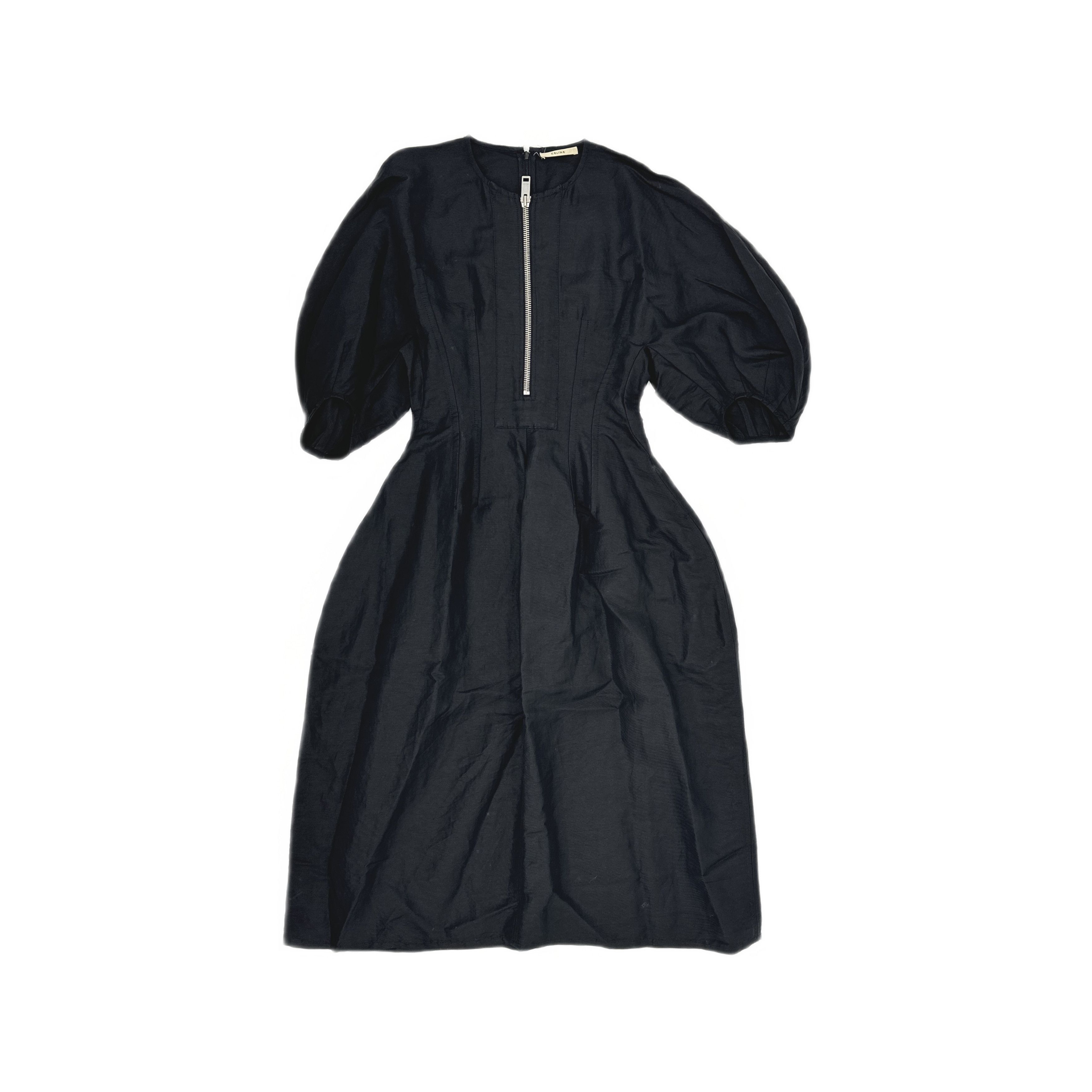 Celine Celine Zip Front Midi Dress Size 34 Size XS / US 0-2 / IT 36-38 - 1 Thumbnail