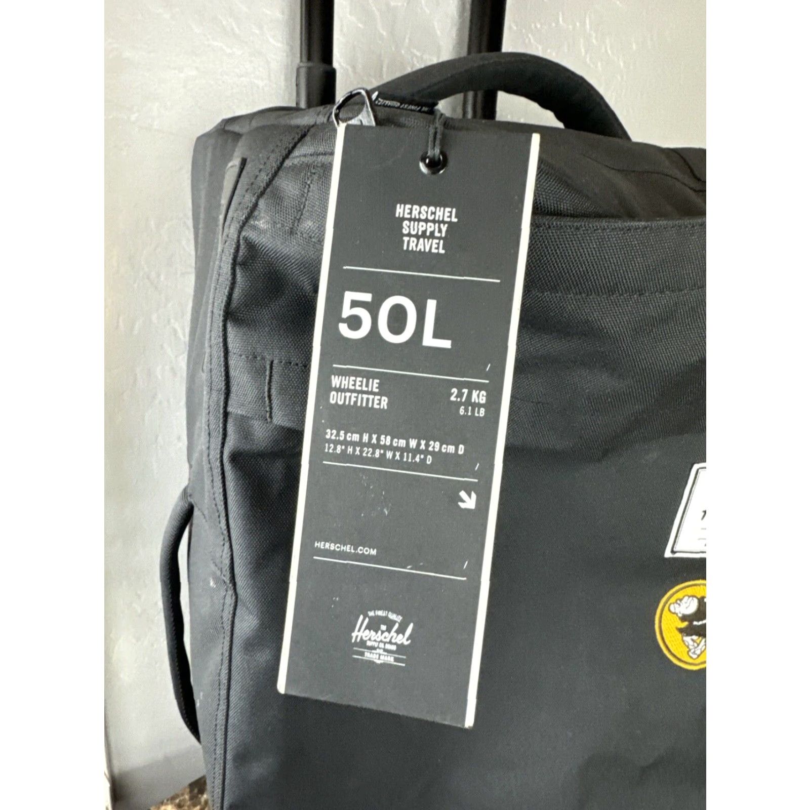 Vintage Herschel Wheelie Outfitter Duffle Bag 50L San Diego Padres Size ONE SIZE - 4 Thumbnail
