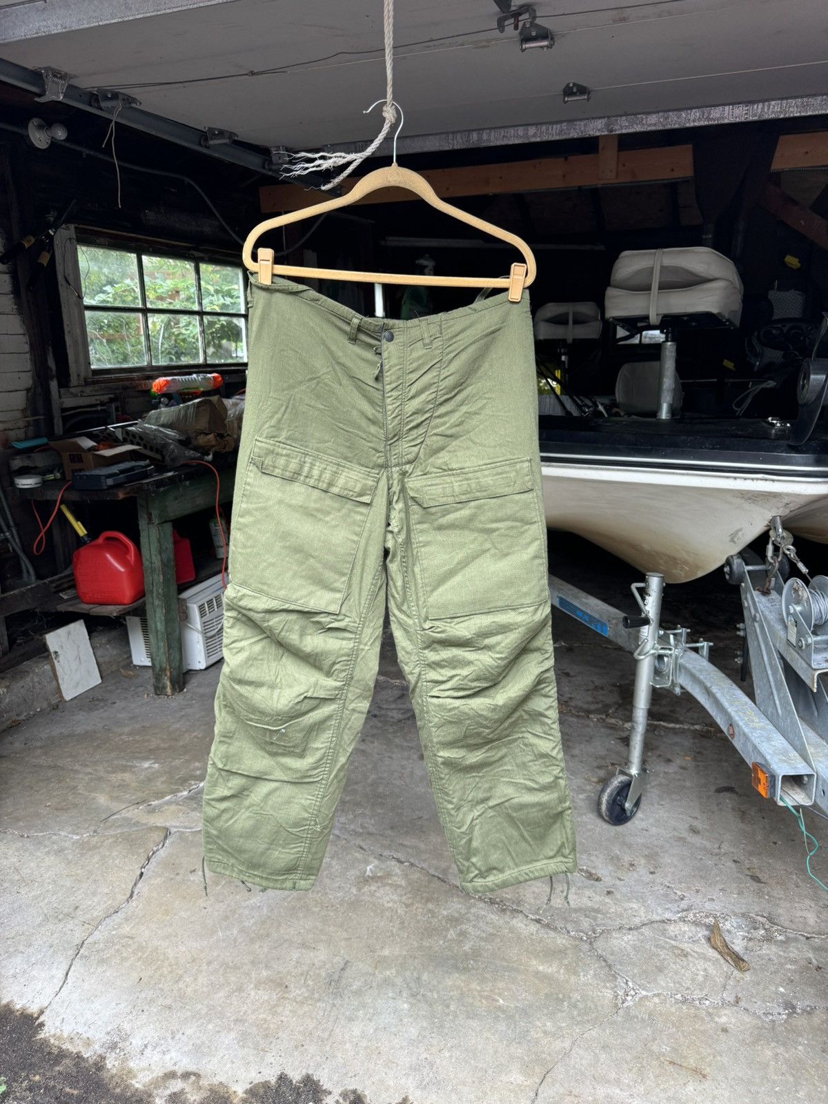 Japanese Brand × Vintage Vintage 70s Army Pants Size US 34 / EU 50 - 1 Thumbnail