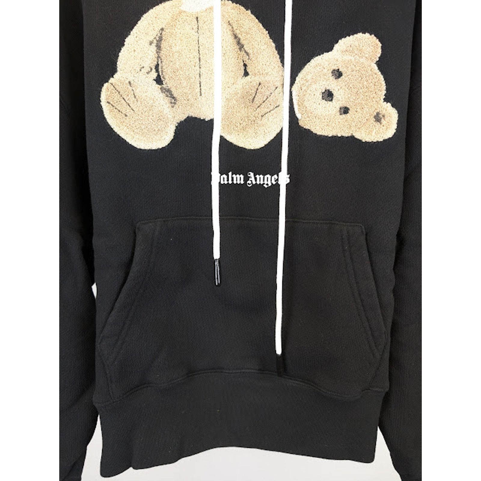 Palm Angels o1rshd1 Q:5 / PA Bear Hoody Hoodie in Black / Brown Size US L / EU 52-54 / 3 - 4 Thumbnail