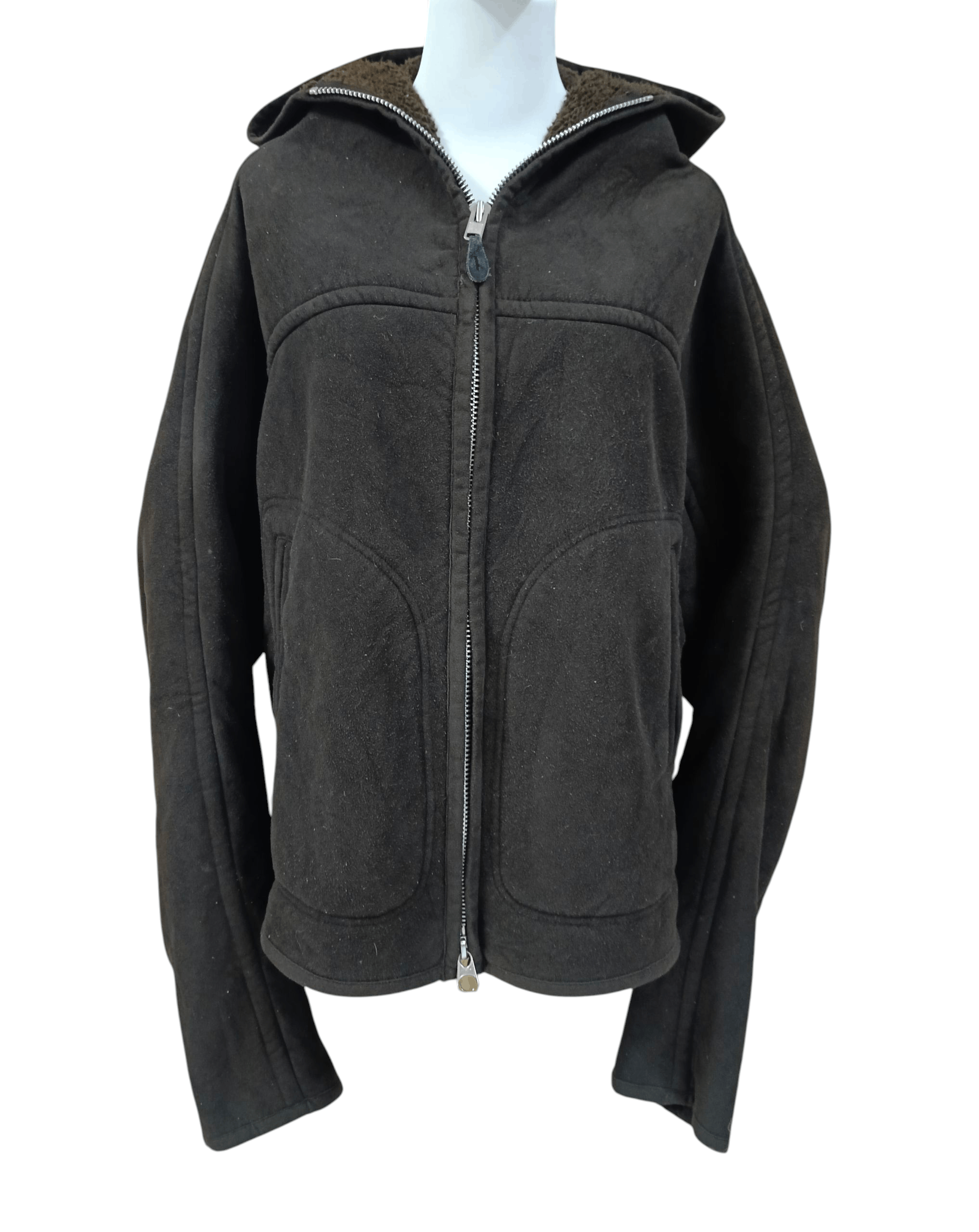 Zucca ZUCCA SHERPA FLEECE HOODIE ZIPPER JACKET Size US M / EU 48-50 / 2 - 1 Thumbnail