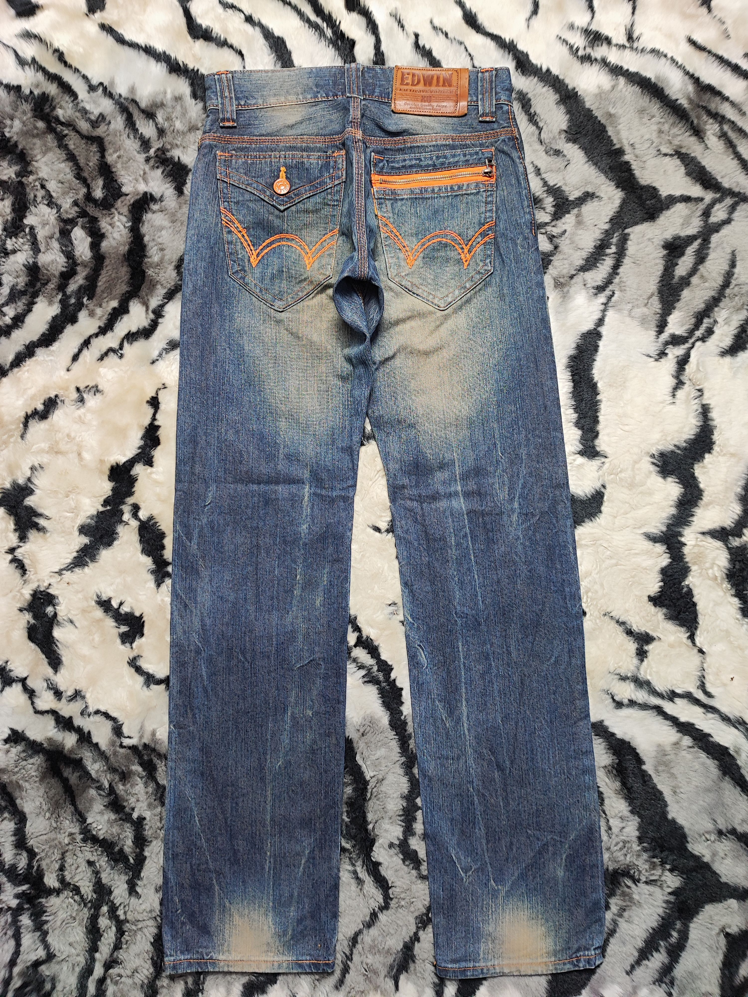 Edwin EDWIN VINTAGE XV FADED JEANS VERY RARE Size US 30 / EU 46 - 11 Thumbnail