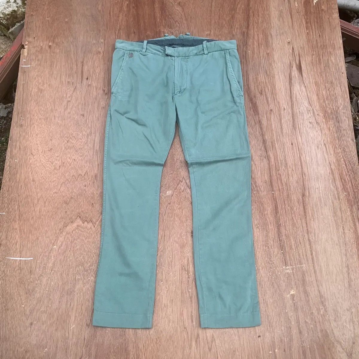 image of Hot Itemsdiesel Trousers Rugged Vintage Work Wear Pants in Turqouise, Men's (Size 35)