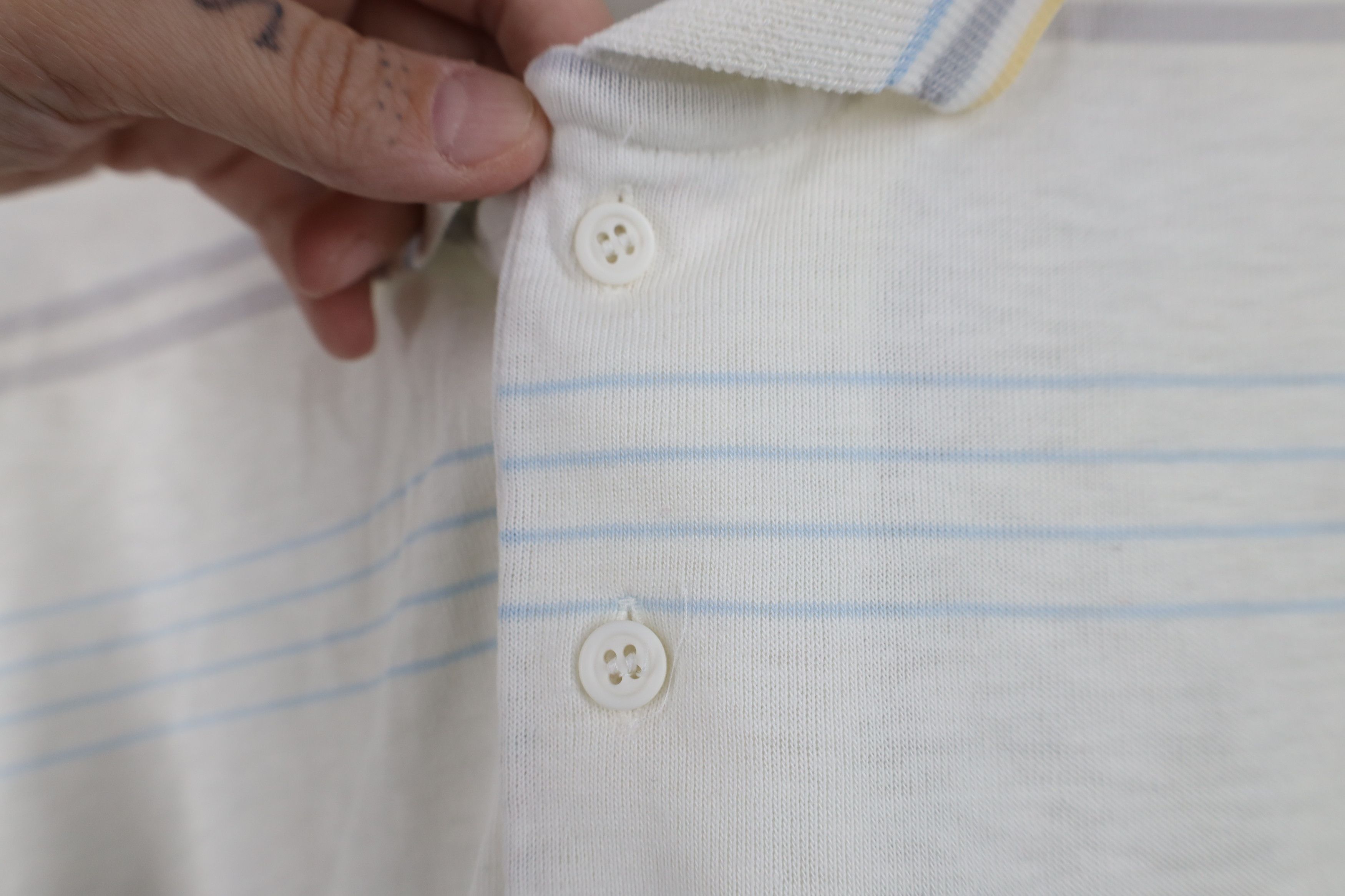 Wrangler Vintage 70s 80s Wrangler Sheer Knit Collared Polo Shirt USA Size US XL / EU 56 / 4 - 6 Thumbnail