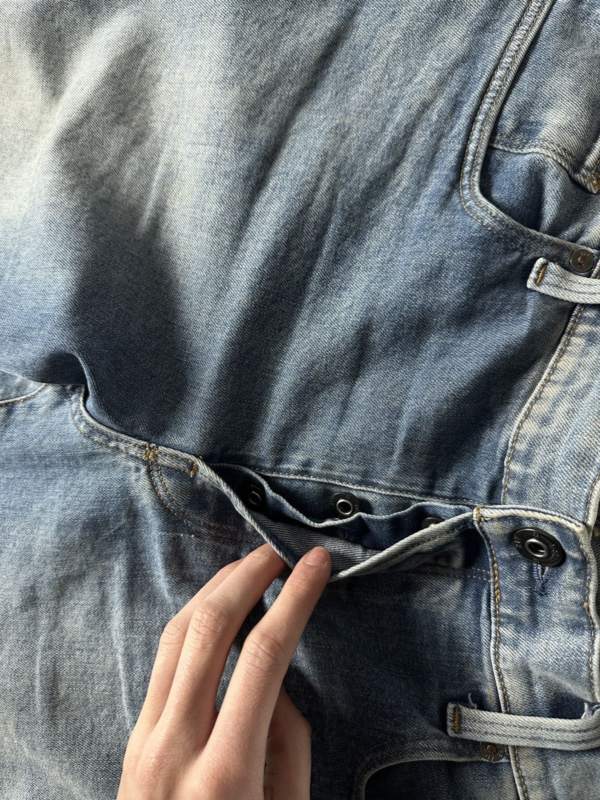 G-Star 🚨PUNK G STAR OPIUM 96 BLUE MENS JEANS Y2k BIKER Size US 36 / EU 52 - 6 Thumbnail