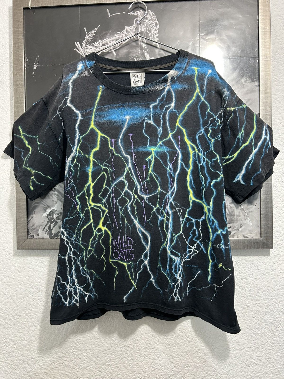 Vintage 90’s Wild Oats Lightning AOP Rare Size US XL / EU 56 / 4 - 1 Thumbnail