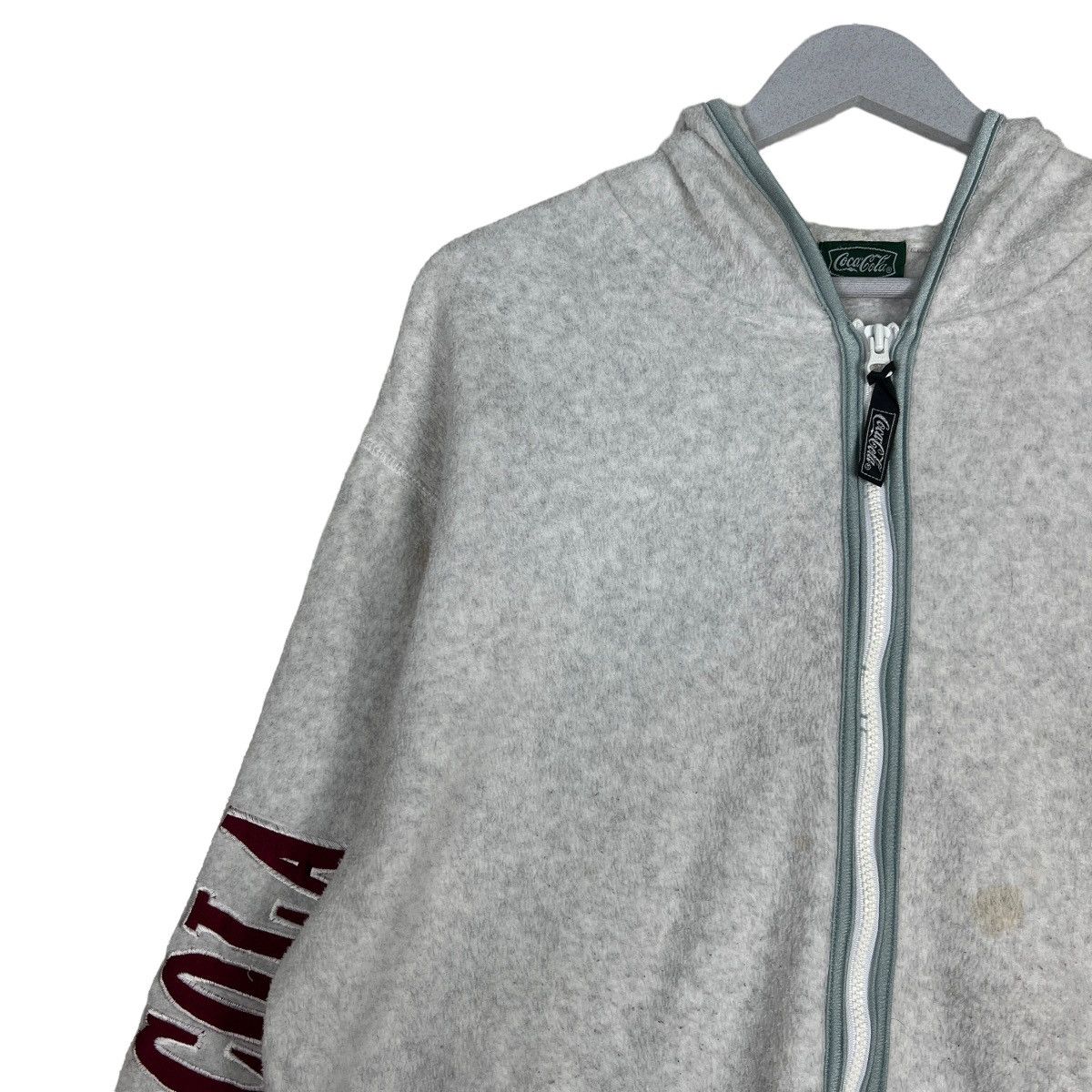 Coca Cola 🔥 VINTAGE COCA COLA HOODIES ZIPPER FLEECE Size US L / EU 52-54 / 3 - 7 Thumbnail