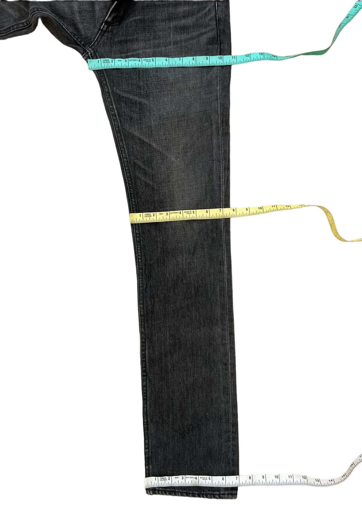 Fadeless Fadeless Japan Two Tones Denim Slim Jeans Size US 29 - 4 Thumbnail