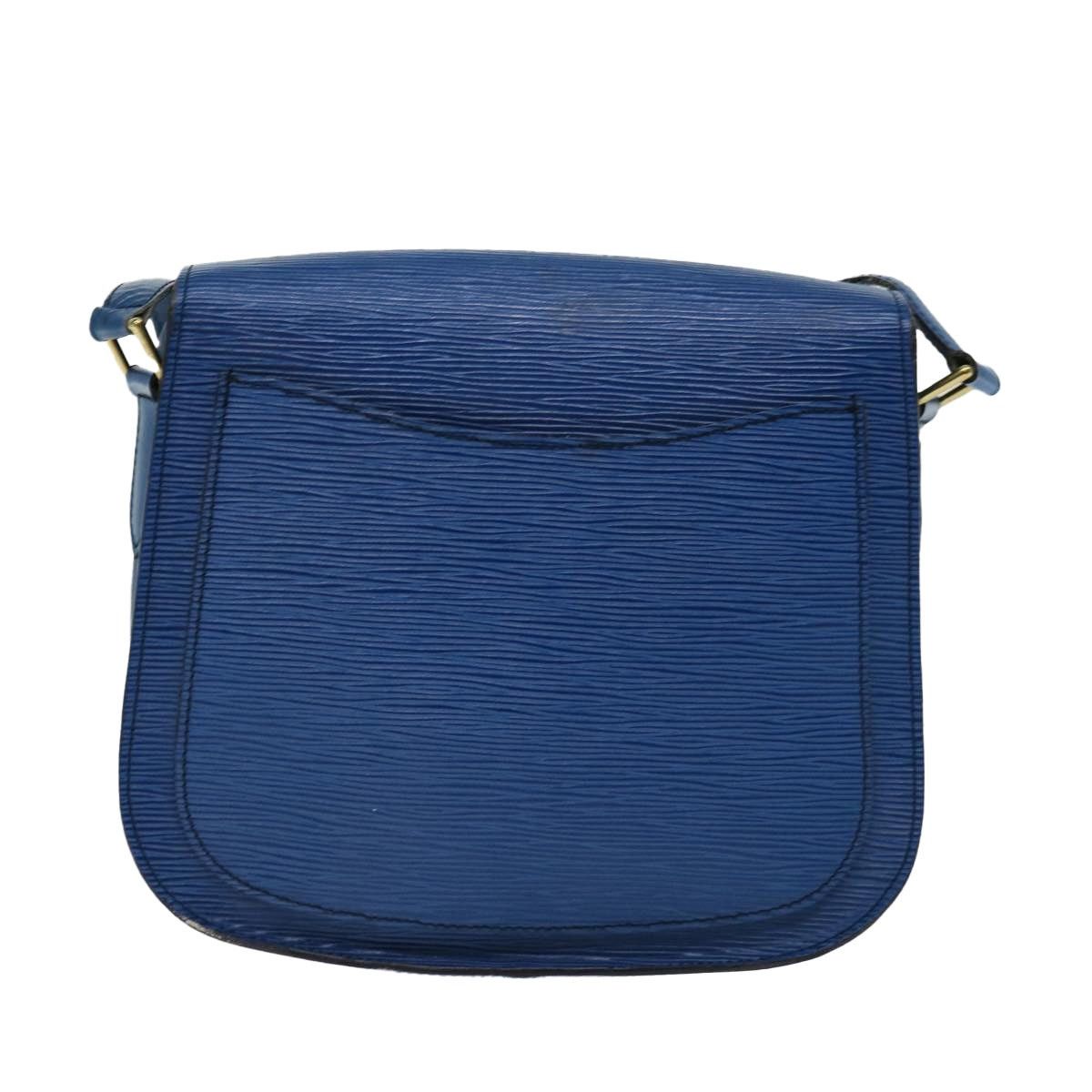 Louis Vuitton LOUIS VUITTON Epi Saint Cloud GM Shoulder Bag Blue M52195 Size ONE SIZE - 3 Thumbnail