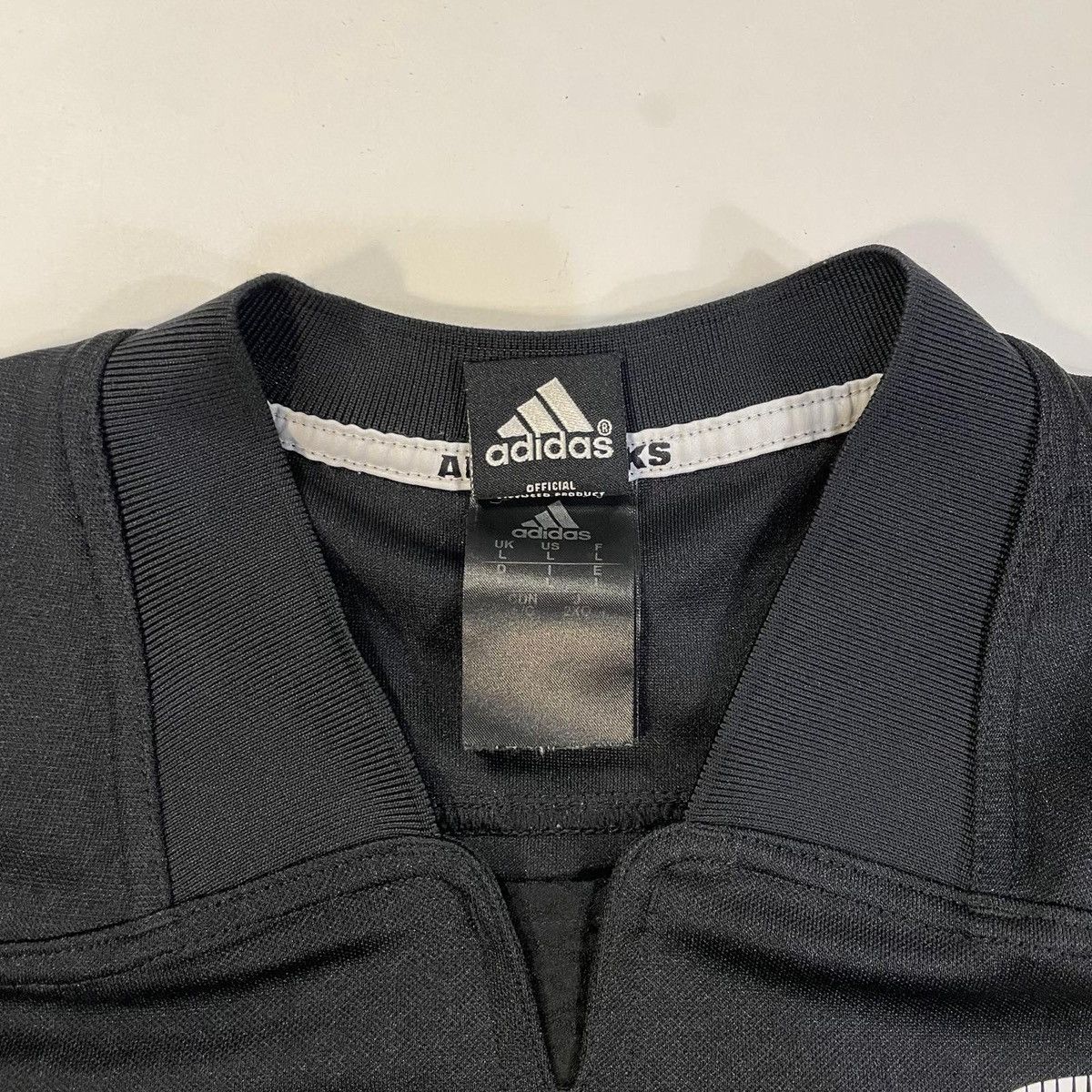 Adidas Black Adidas All Blacks jersey t-shirt y2k rugby New Zealand Size US L / EU 52-54 / 3 - 7 Thumbnail