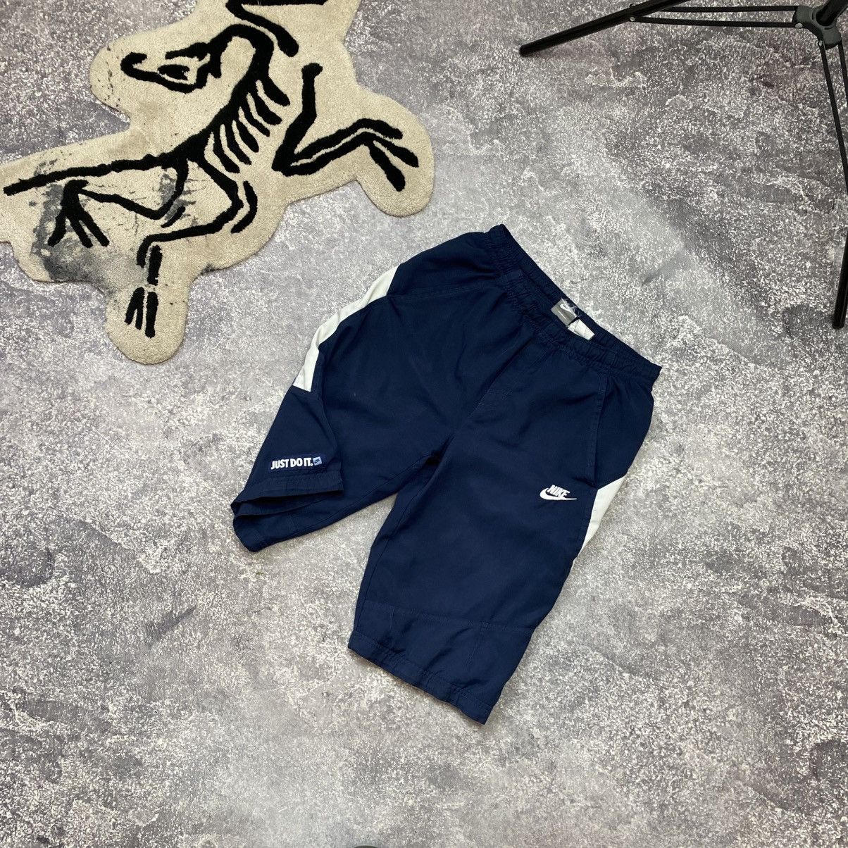 Vintage Vintage Nike Just Do It swoosh 00’s drill y2k shorts Size US 32 / EU 48 - 1 Thumbnail