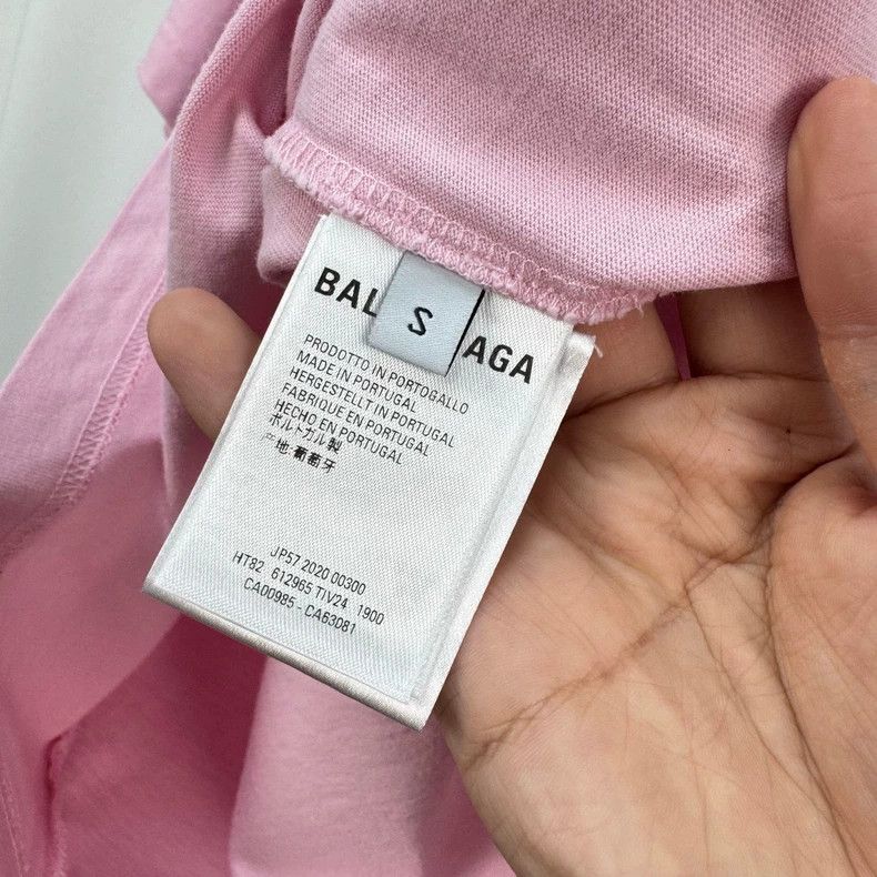 Balenciaga Balenciaga CREW printed monogram short sleeves Size US S / EU 44-46 / 1 - 6 Thumbnail