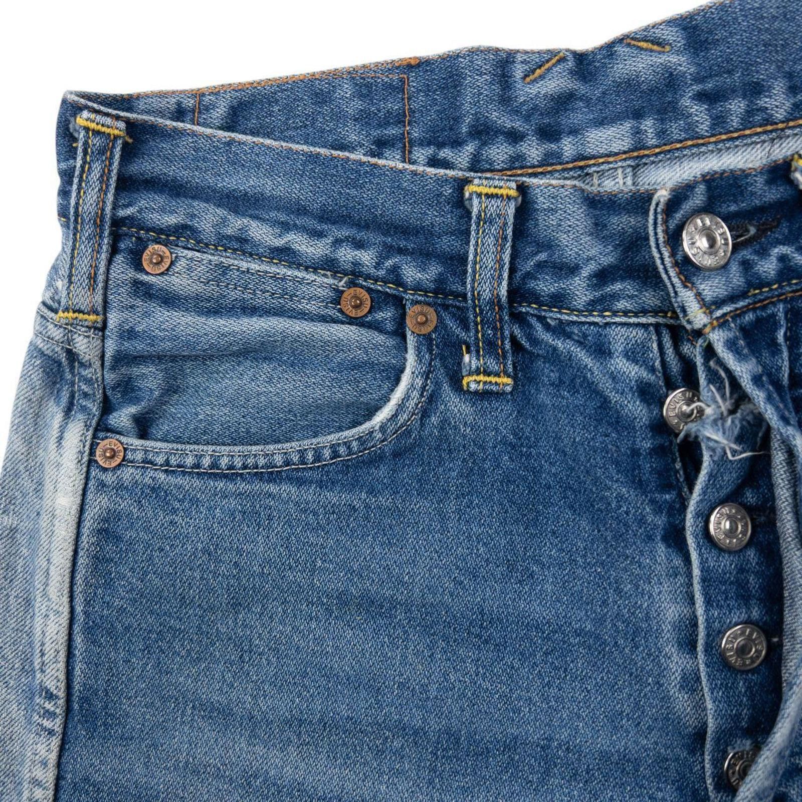 Evisu Vintage 2000s Evisu Contrast Patchwork Denim Jeans Size W28 Size US 28 / EU 44 - 5 Thumbnail