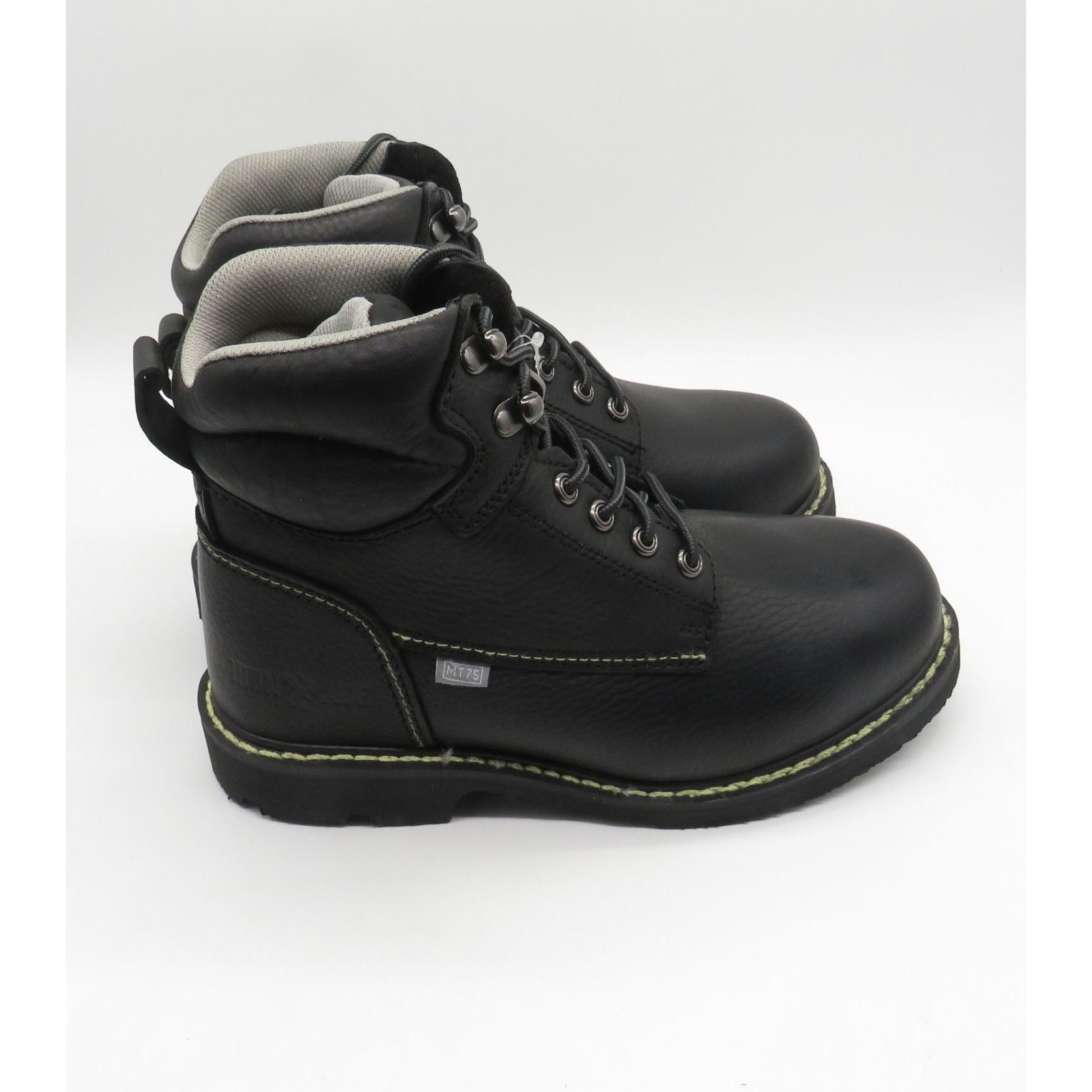 Other Iron Age Men's Black Work Boots 7 Steel Toe Durable Leather Size US 7 / EU 40 - 9 Thumbnail