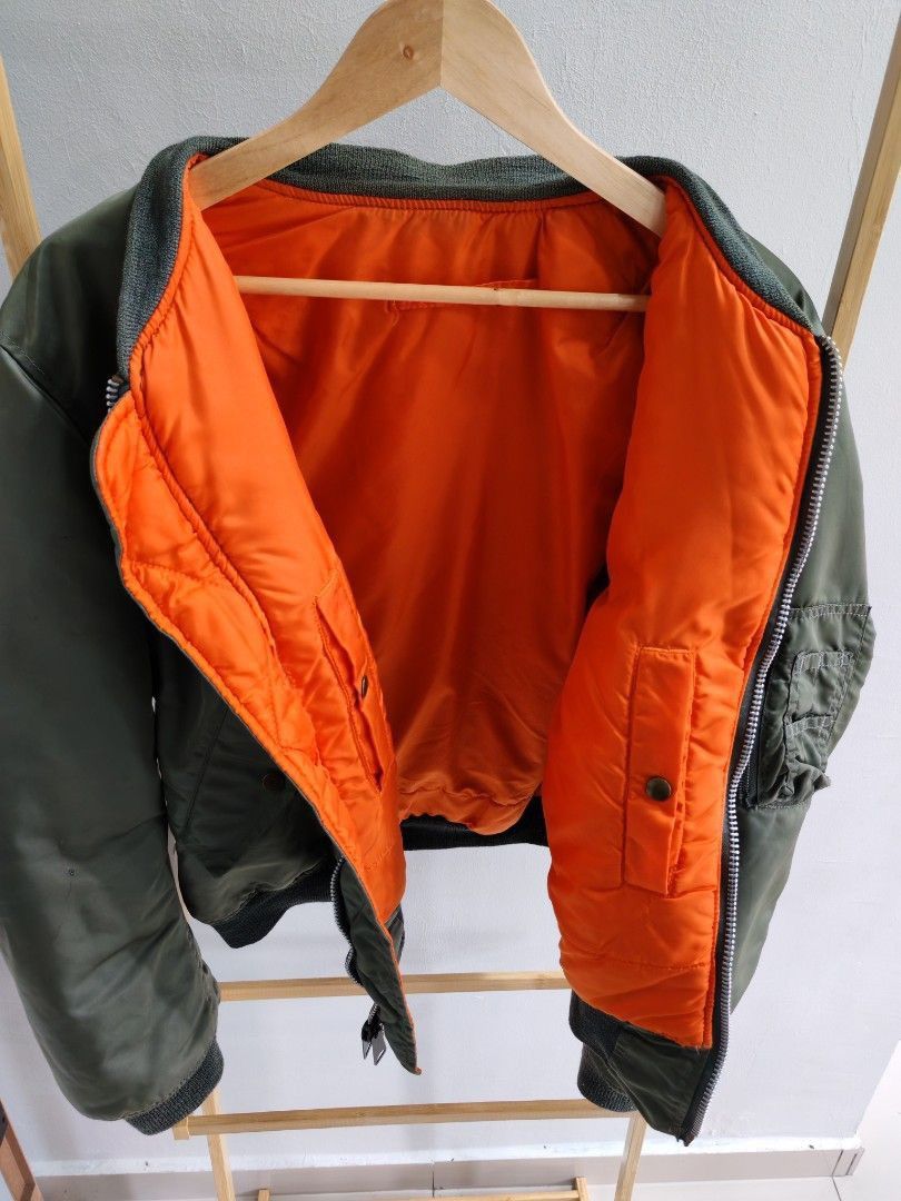Vintage Vintage Jaket MA-1 Flight Jacket Size US L / EU 52-54 / 3 - 8 Thumbnail